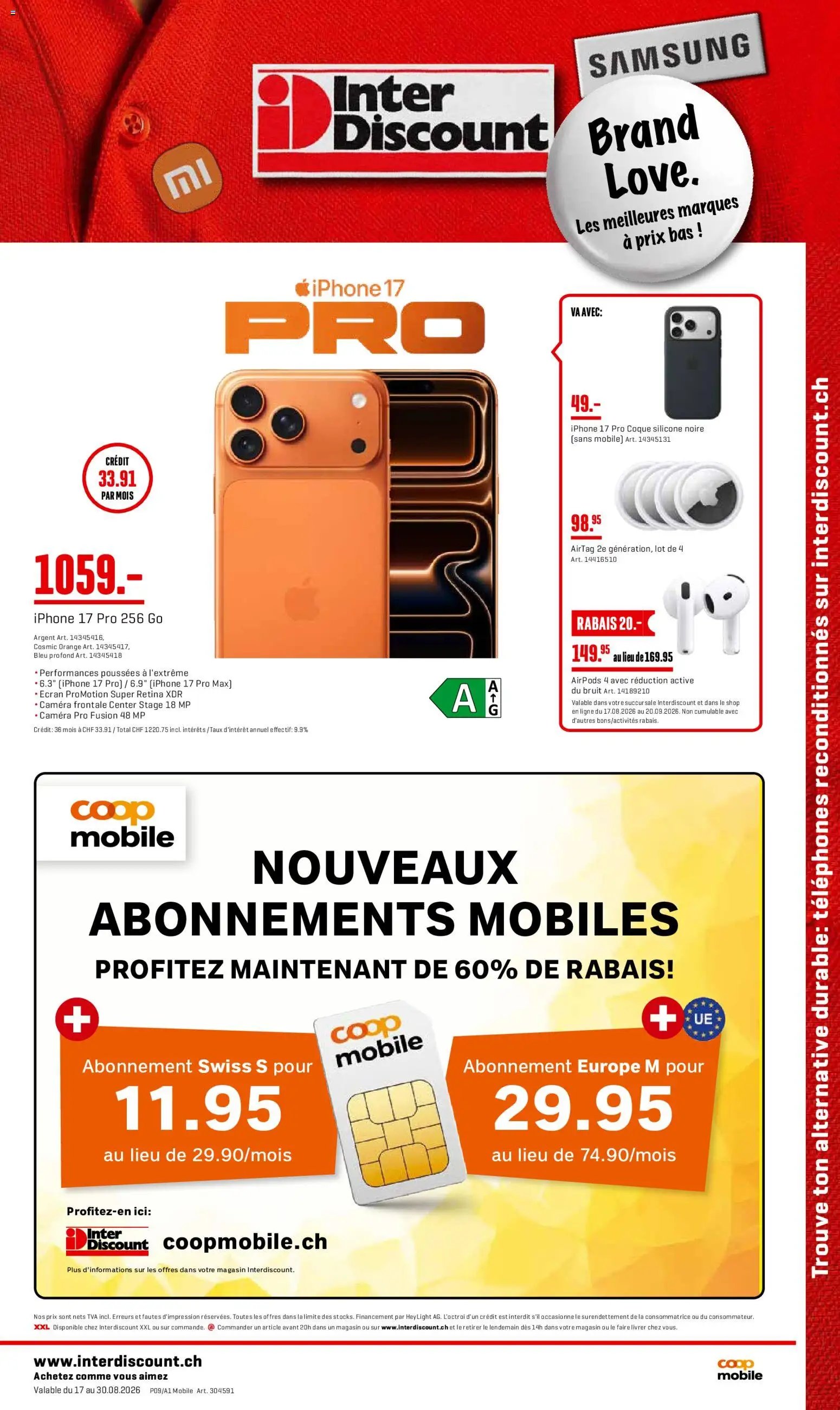Interdiscount aktionen Mobile FR