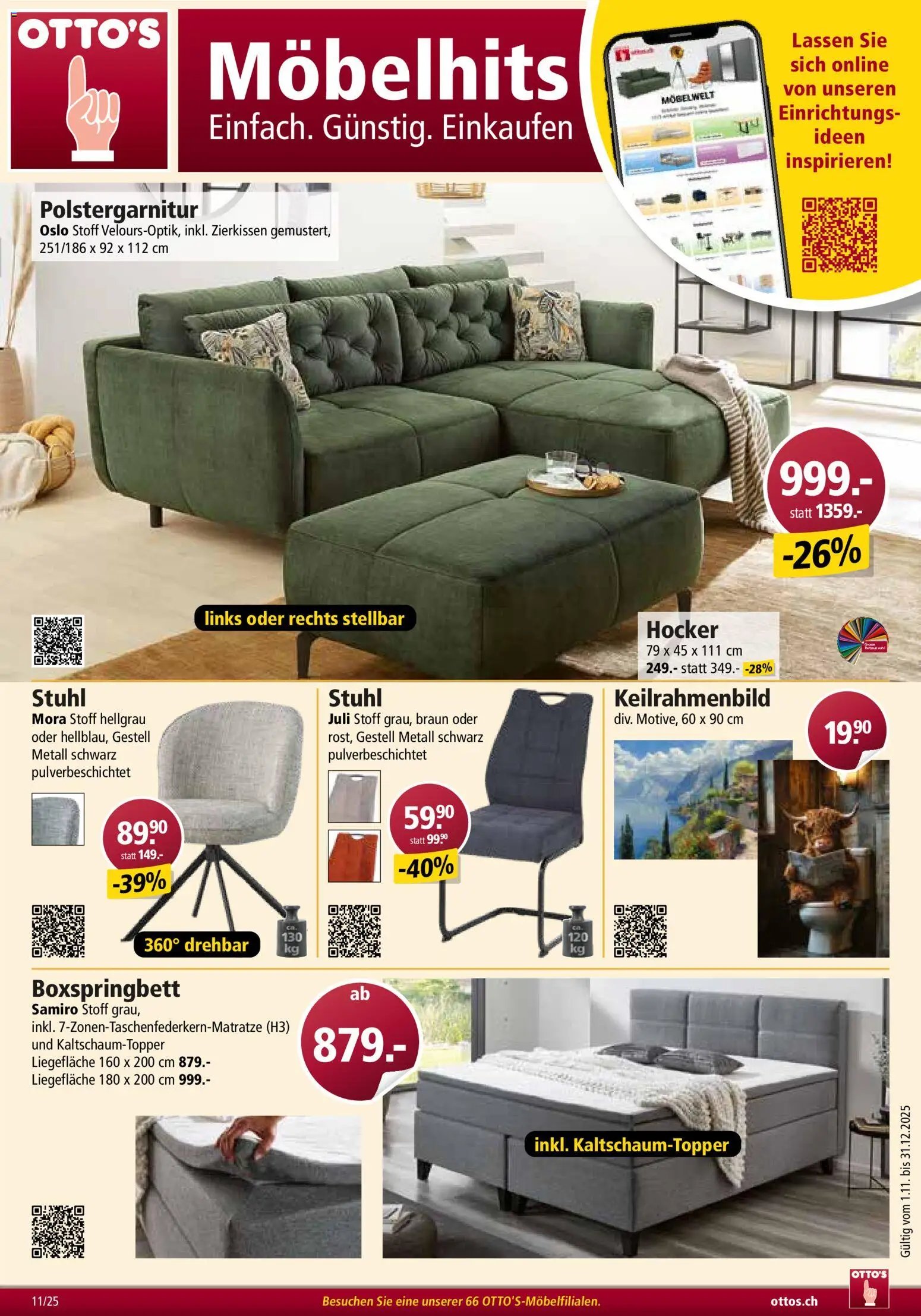 Otto's Aktionen Möbelflyer (2025-11-01 - 2025-12-31) | 1