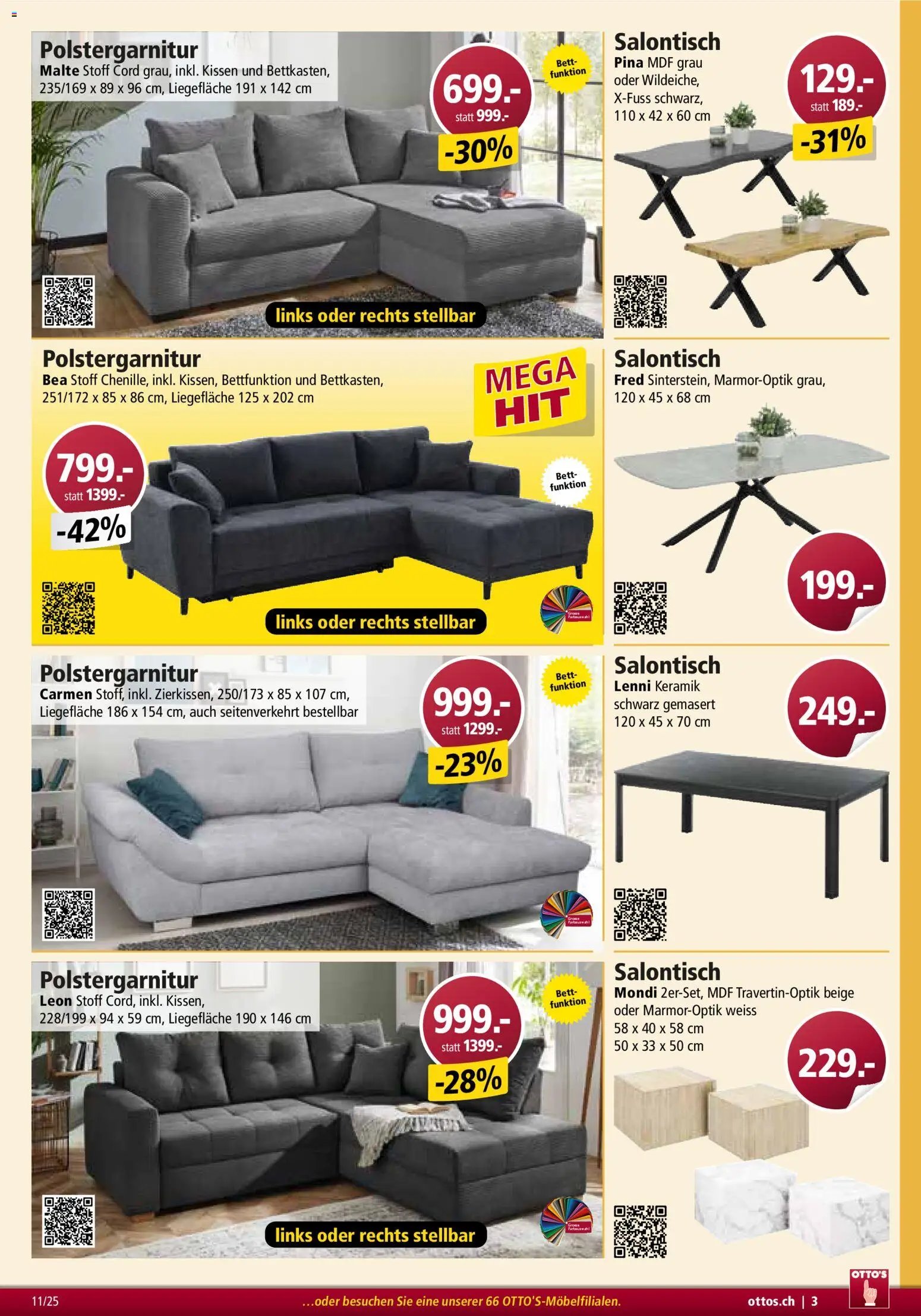 Otto's Aktionen Möbelflyer (2025-11-01 - 2025-12-31) | 3