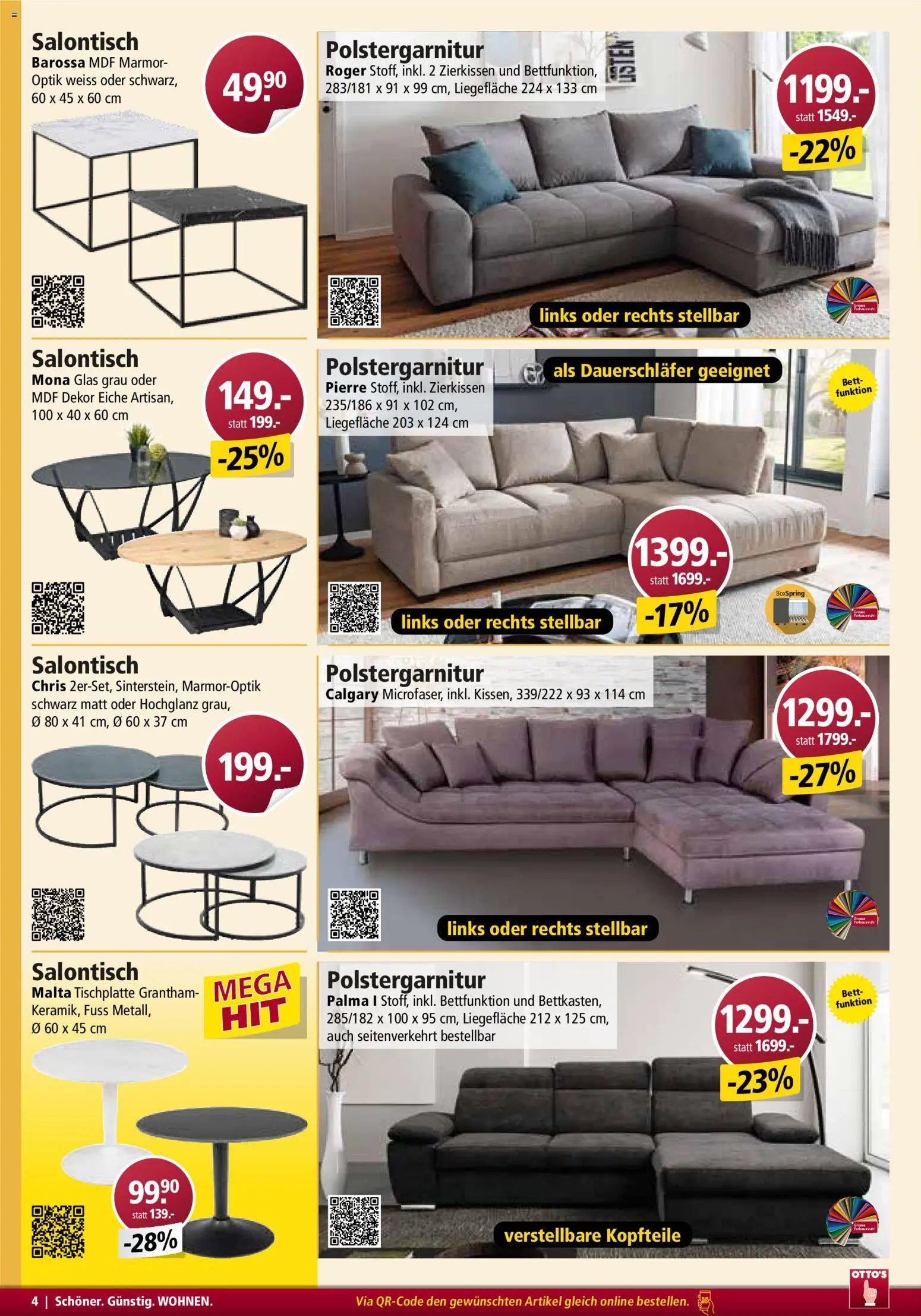 Otto's Aktionen Möbelflyer (2025-11-01 - 2025-12-31) | 4