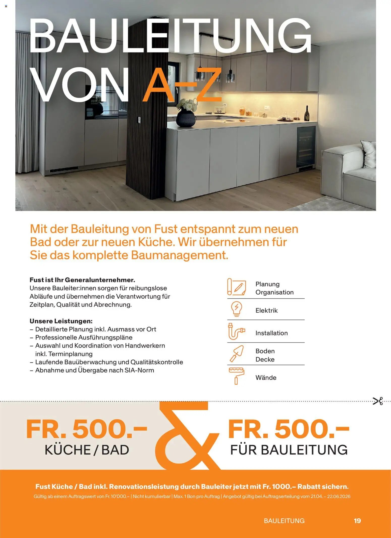 Fust aktionen Küchen- und Badezimmer (2026-04-22 - 2026-05-31)