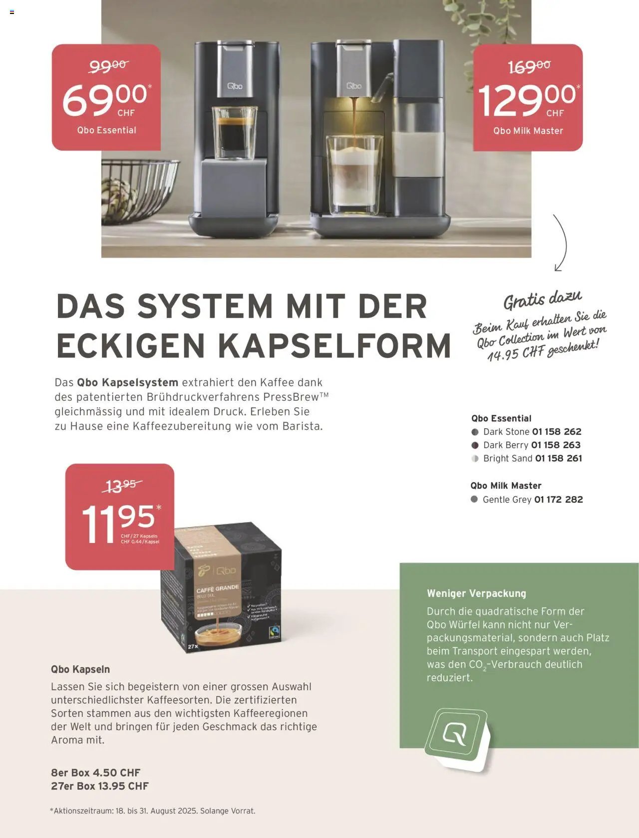 Tchibo Aktionen (2025-08-01 - 2025-08-31)