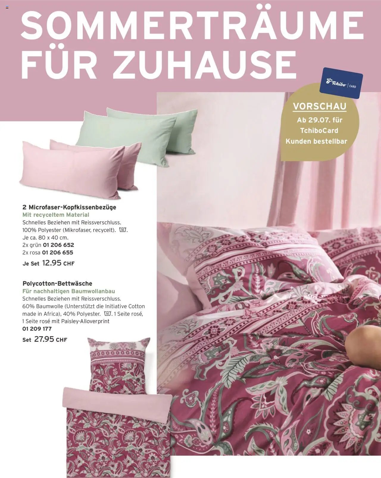 Tchibo Aktionen (2025-08-01 - 2025-08-31)