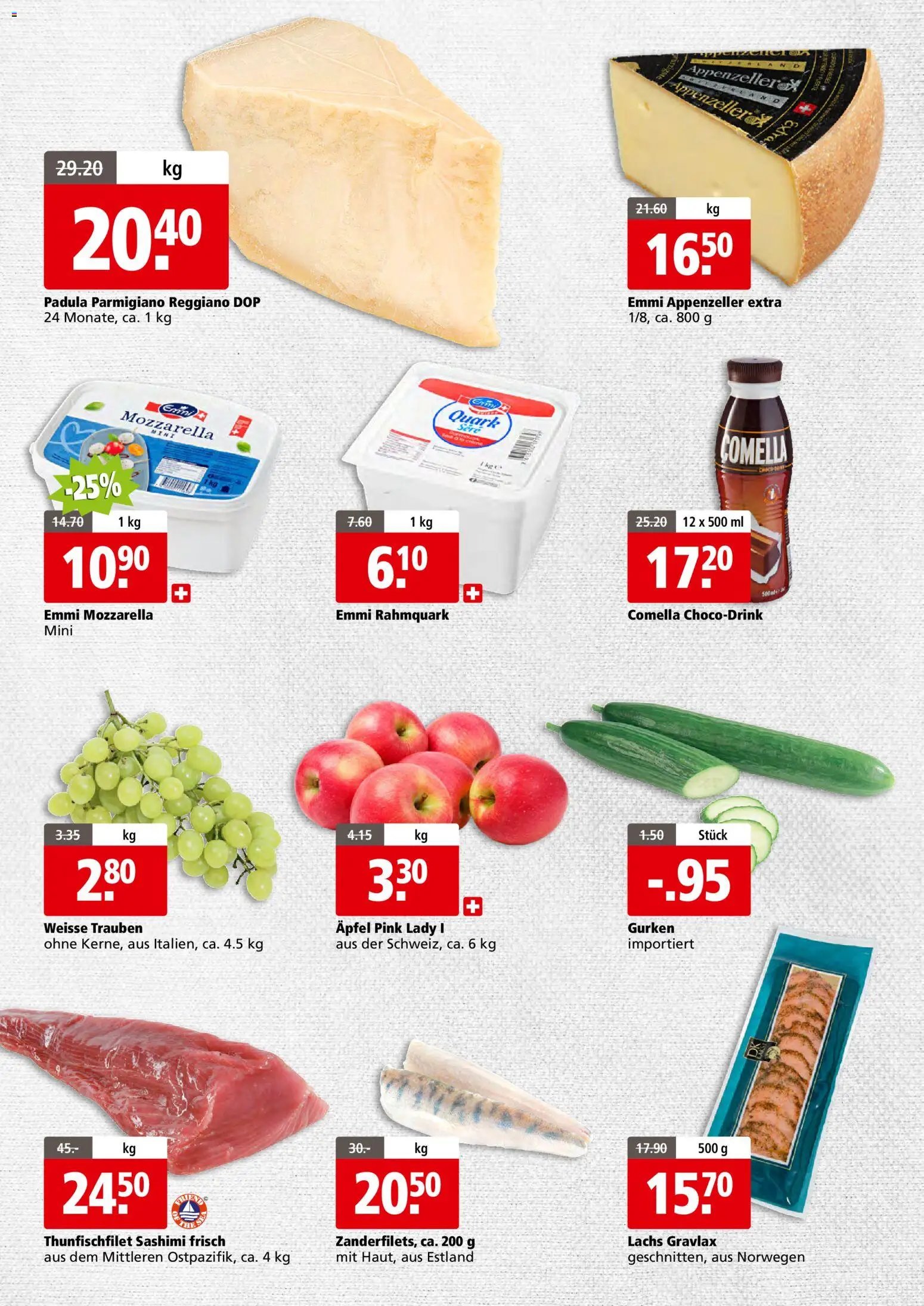 Aligro aktionen Business Schlieren, Gossau SG, Frauenfeld, Rapperswil-Jona, Sargans, Bern