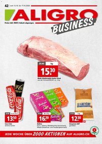 Aligro aktionen Business Schlieren, Gossau SG, Frauenfeld, Rapperswil-Jona, Sargans, Bern