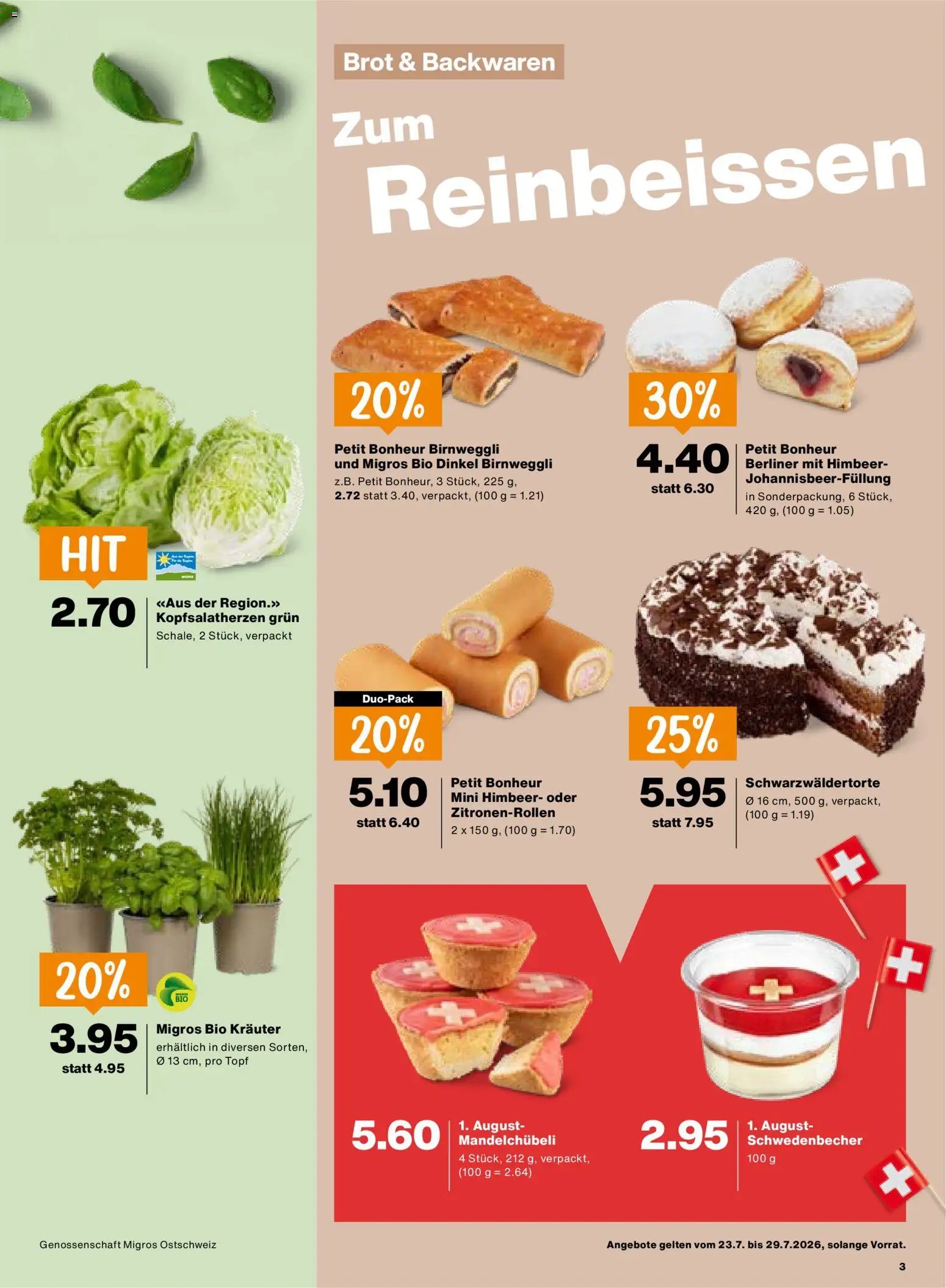 Migros aktionen
