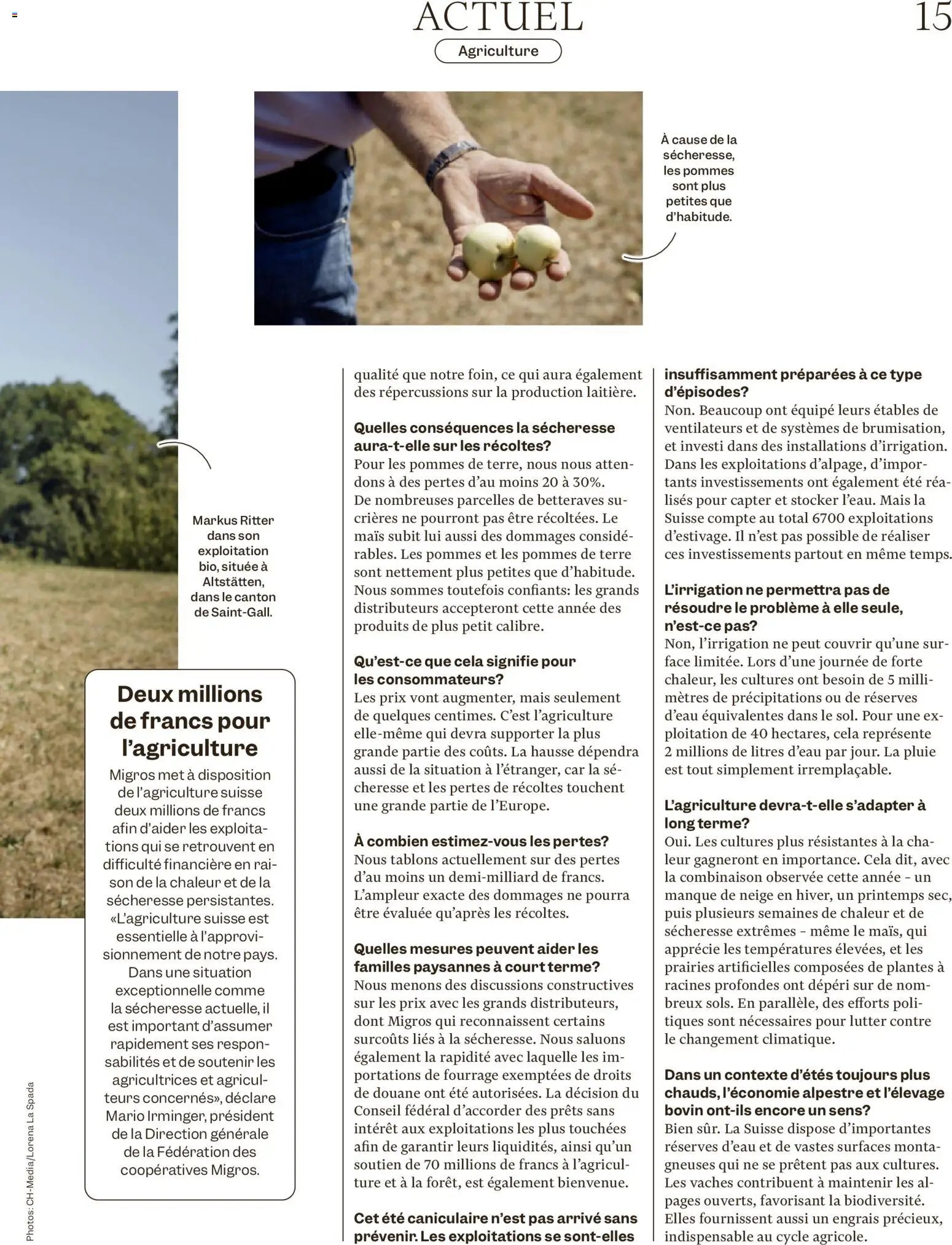 Migros aktionen Magazine FR