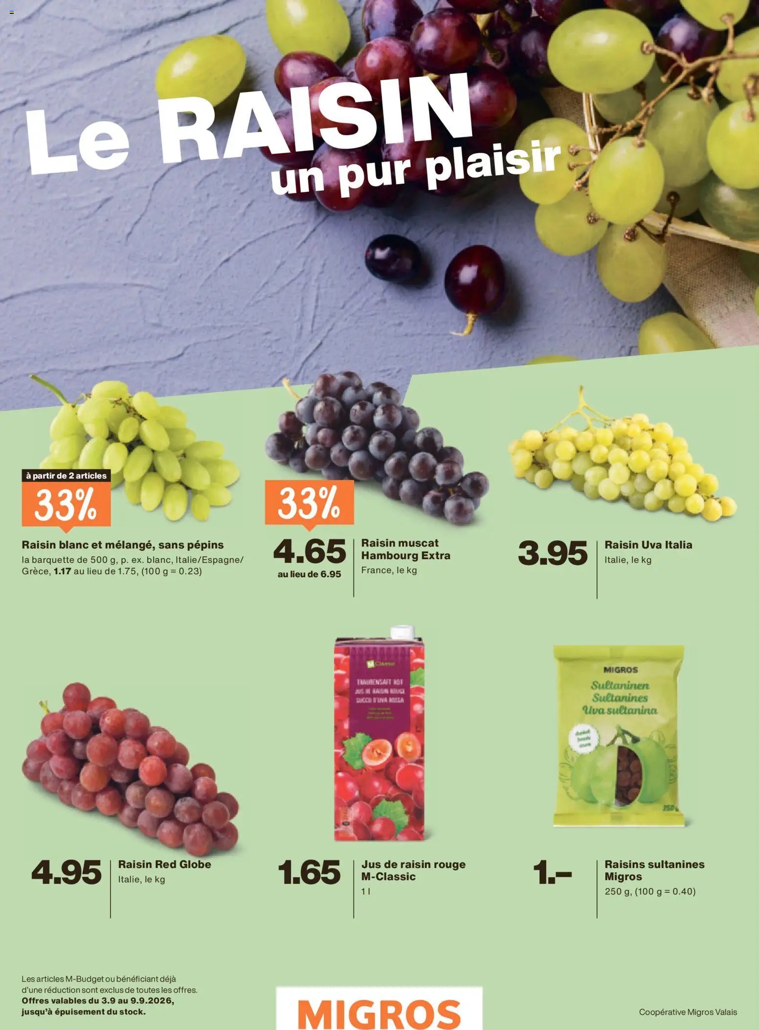 Migros aktionen Magazine FR
