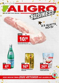 Aligro Aktionen Business Chavannes, Matran, Genf, Sitten (2026-01-05 - 2026-01-10)