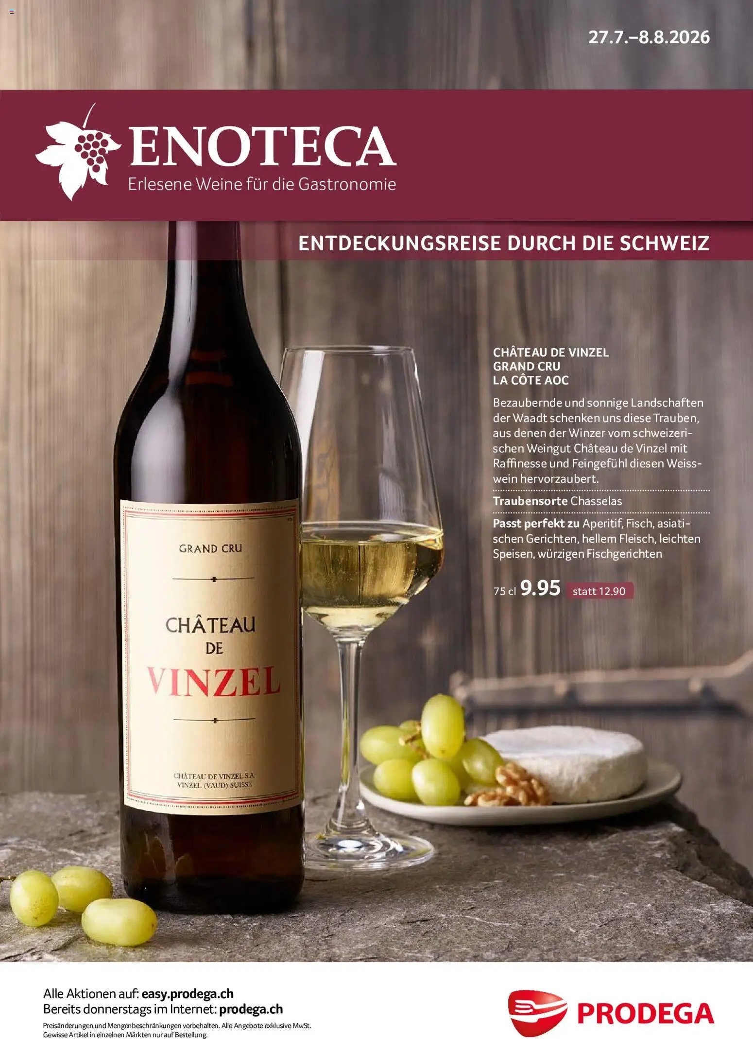 Prodega aktionen Enoteca