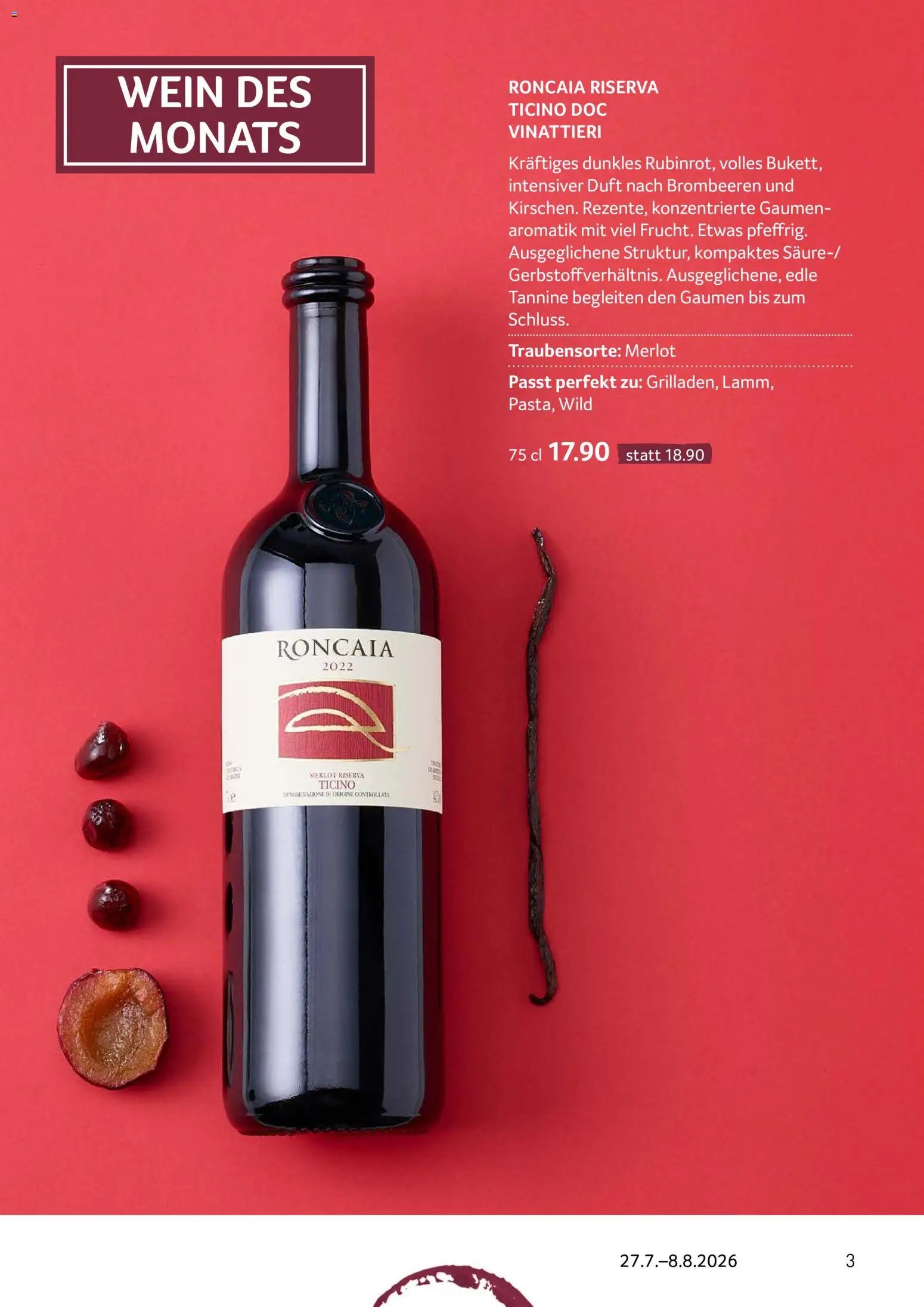Prodega aktionen Enoteca