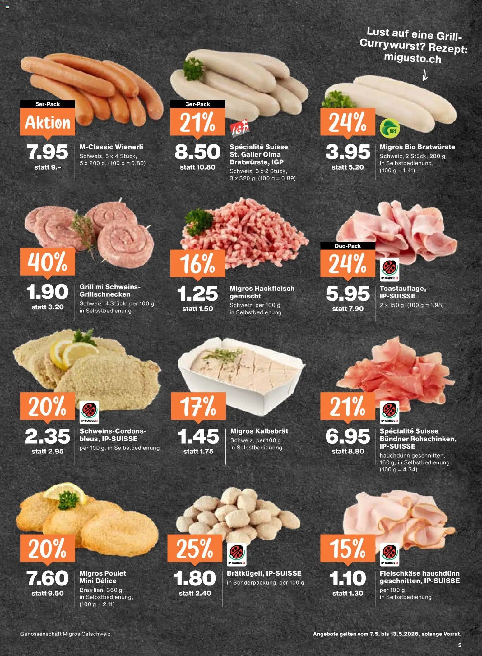 Migros aktionen (2026-05-07 - 2026-05-13)