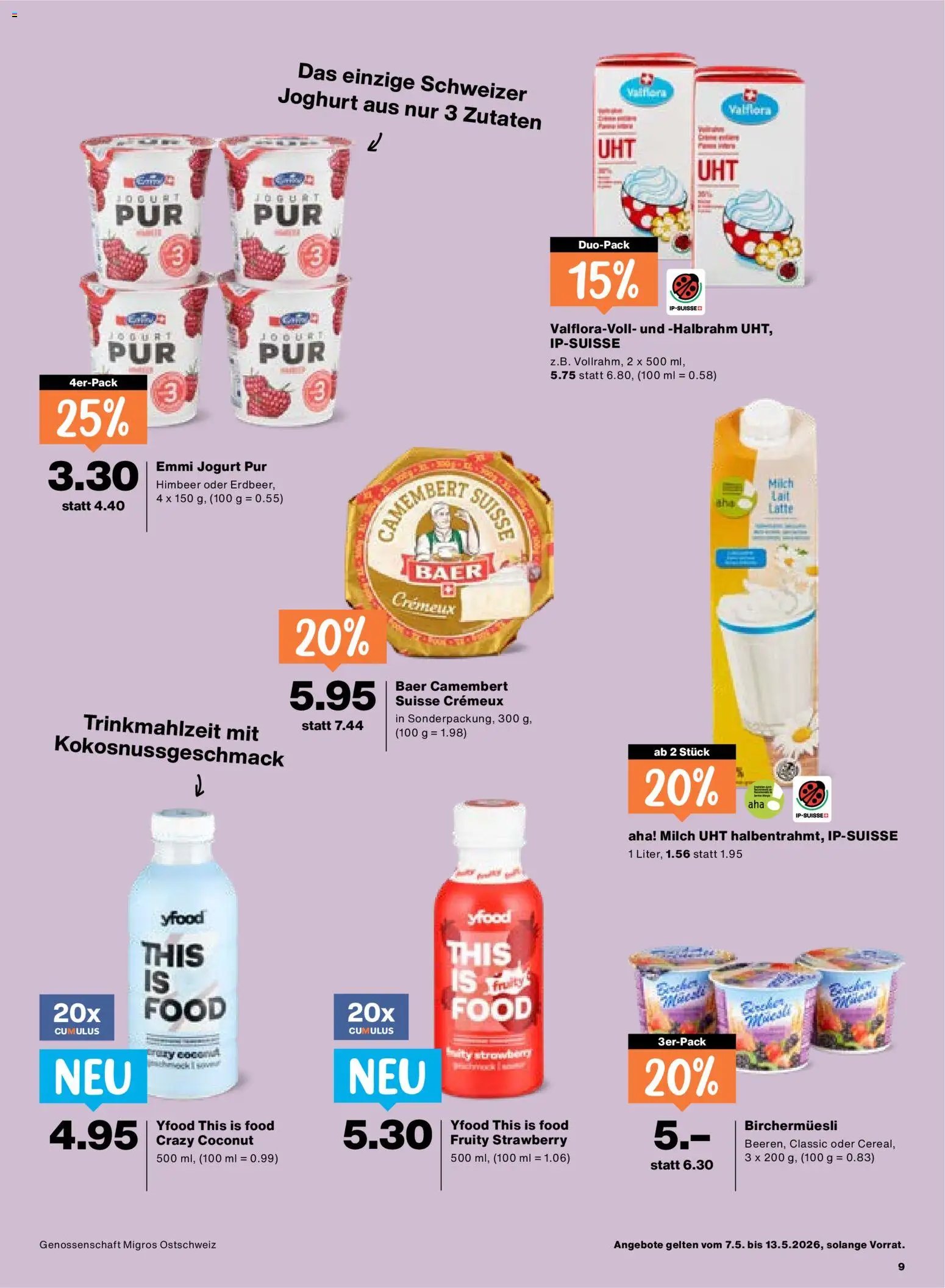 Migros aktionen (2026-05-07 - 2026-05-13)