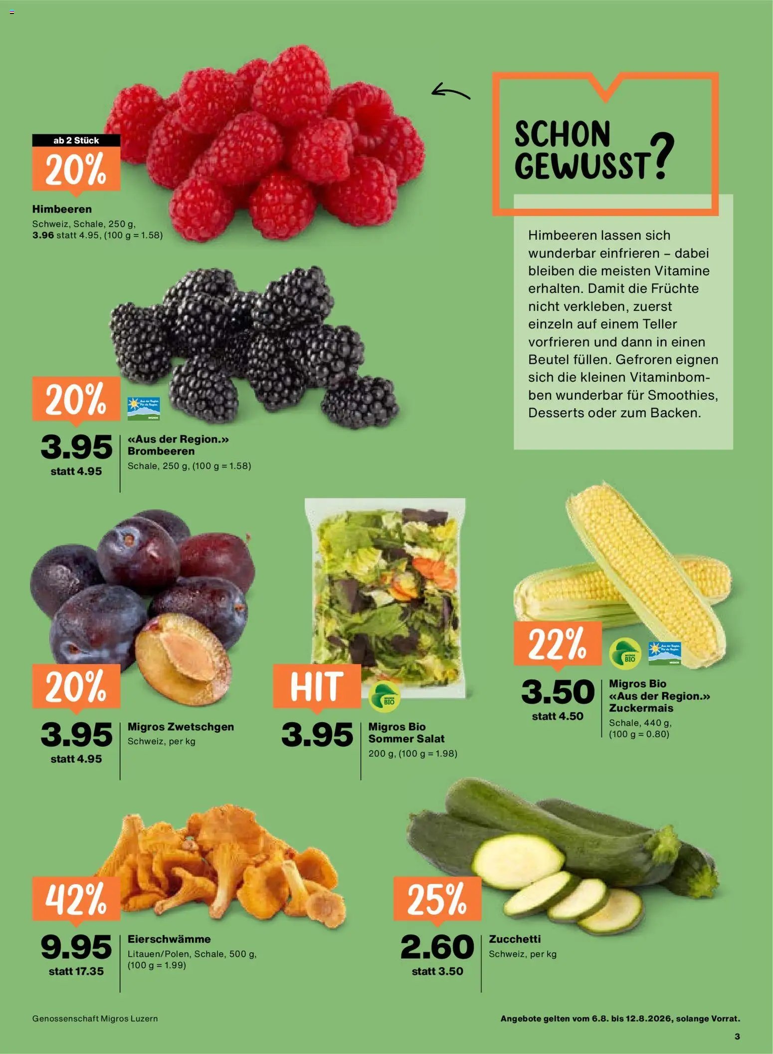 Migros aktionen