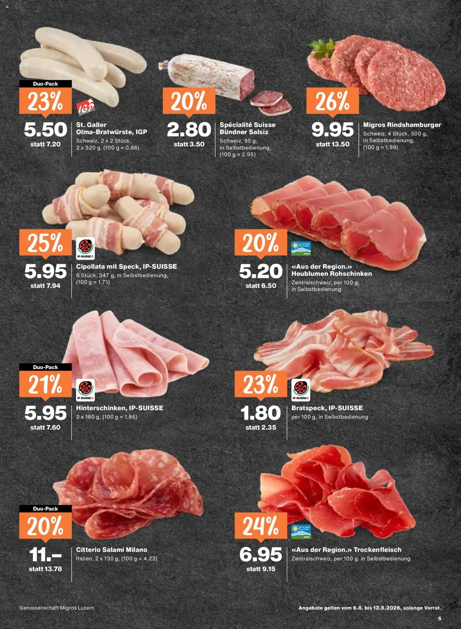 Migros aktionen