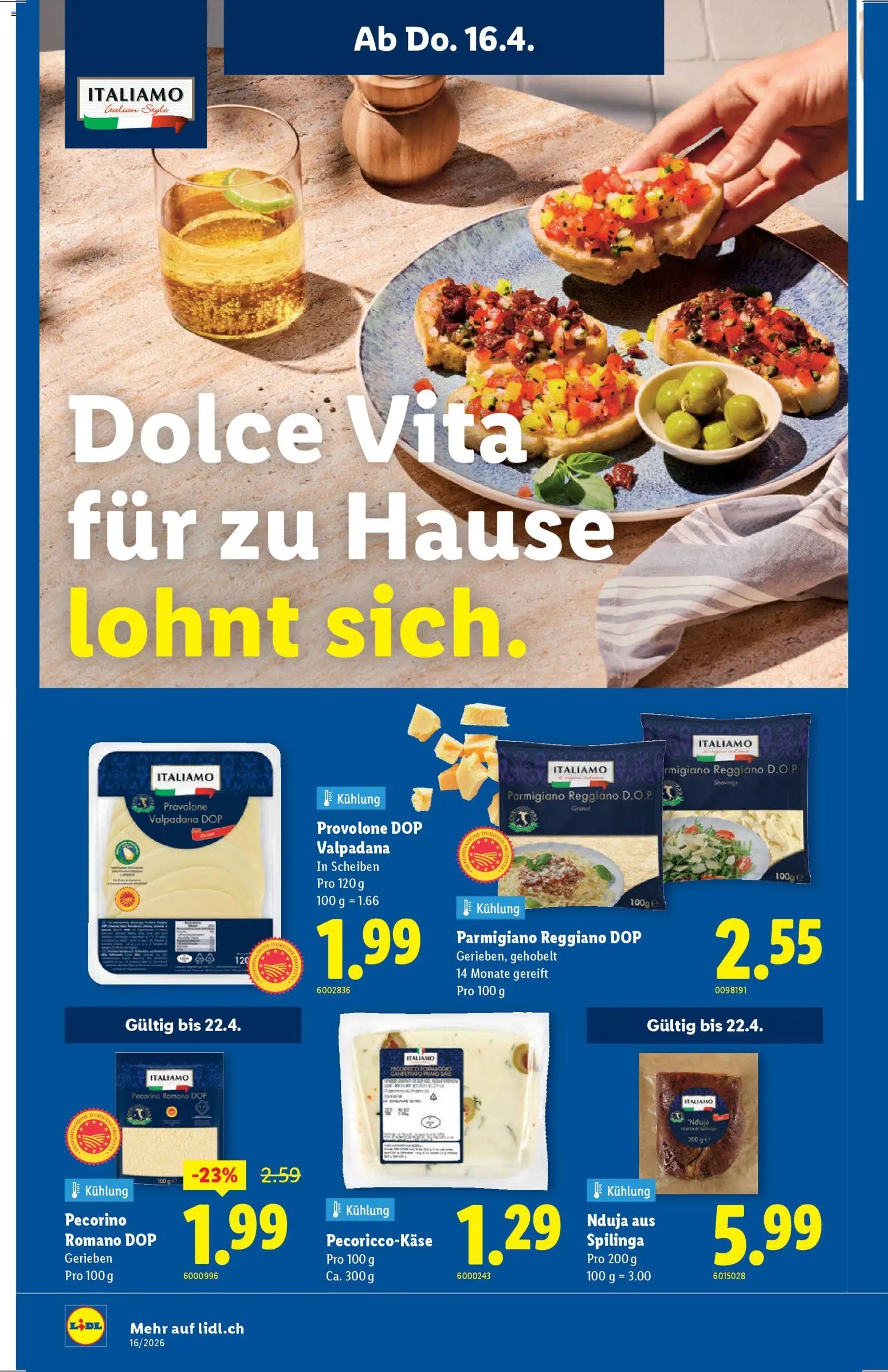Lidl aktionen (2026-04-16 - 2026-04-22) | 12