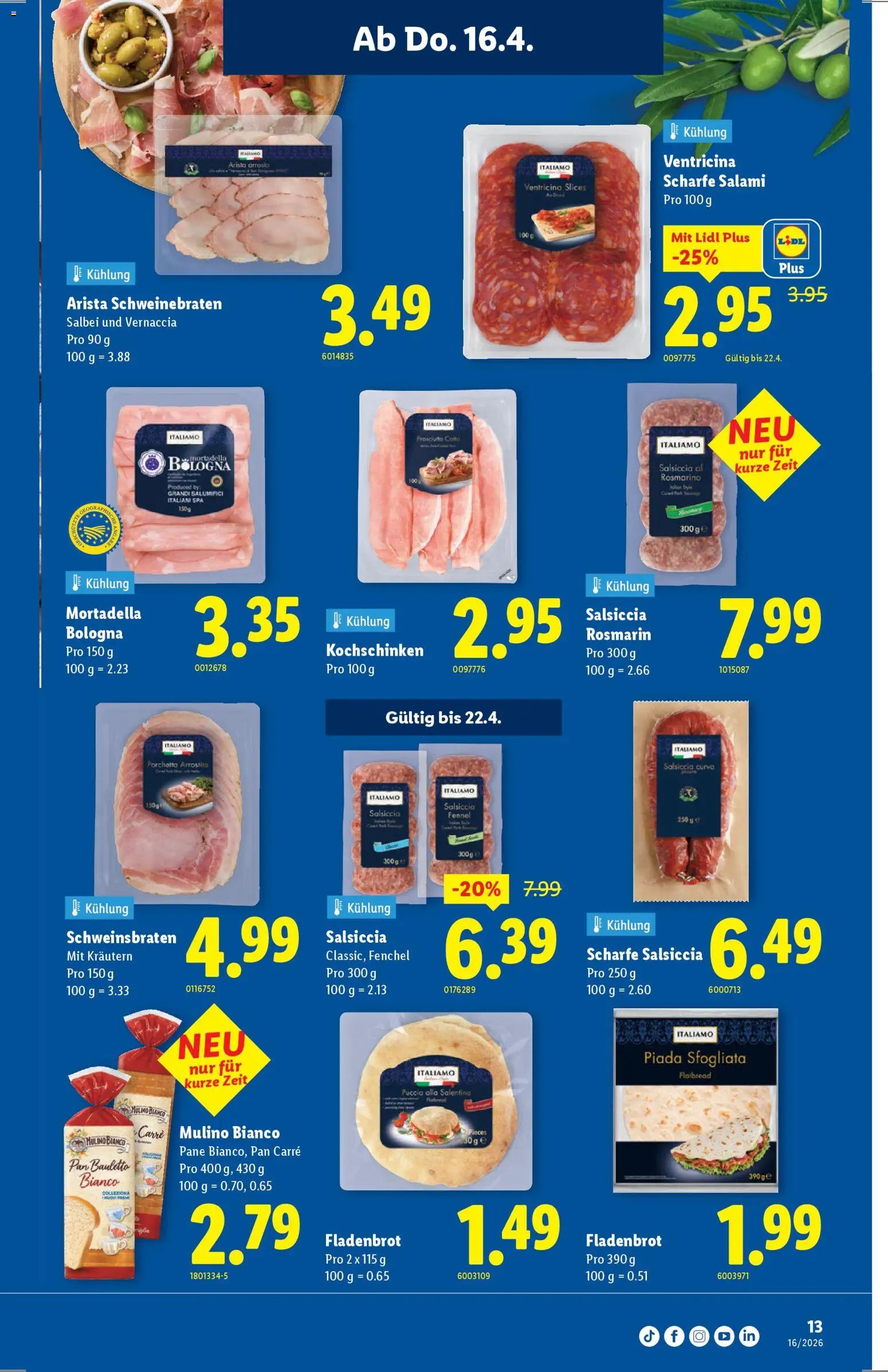 Lidl aktionen (2026-04-16 - 2026-04-22) | 13