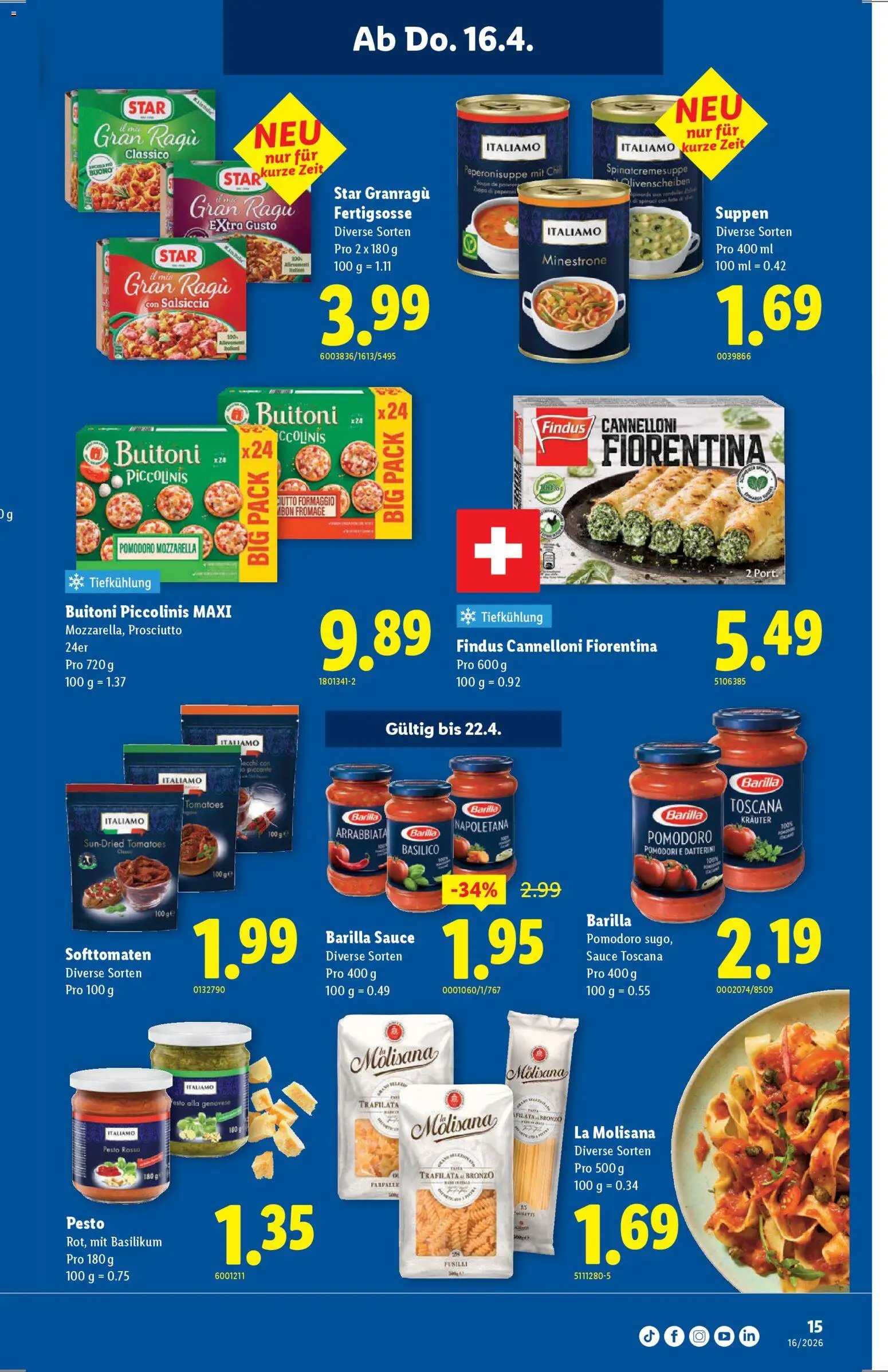 Lidl aktionen (2026-04-16 - 2026-04-22) | 15