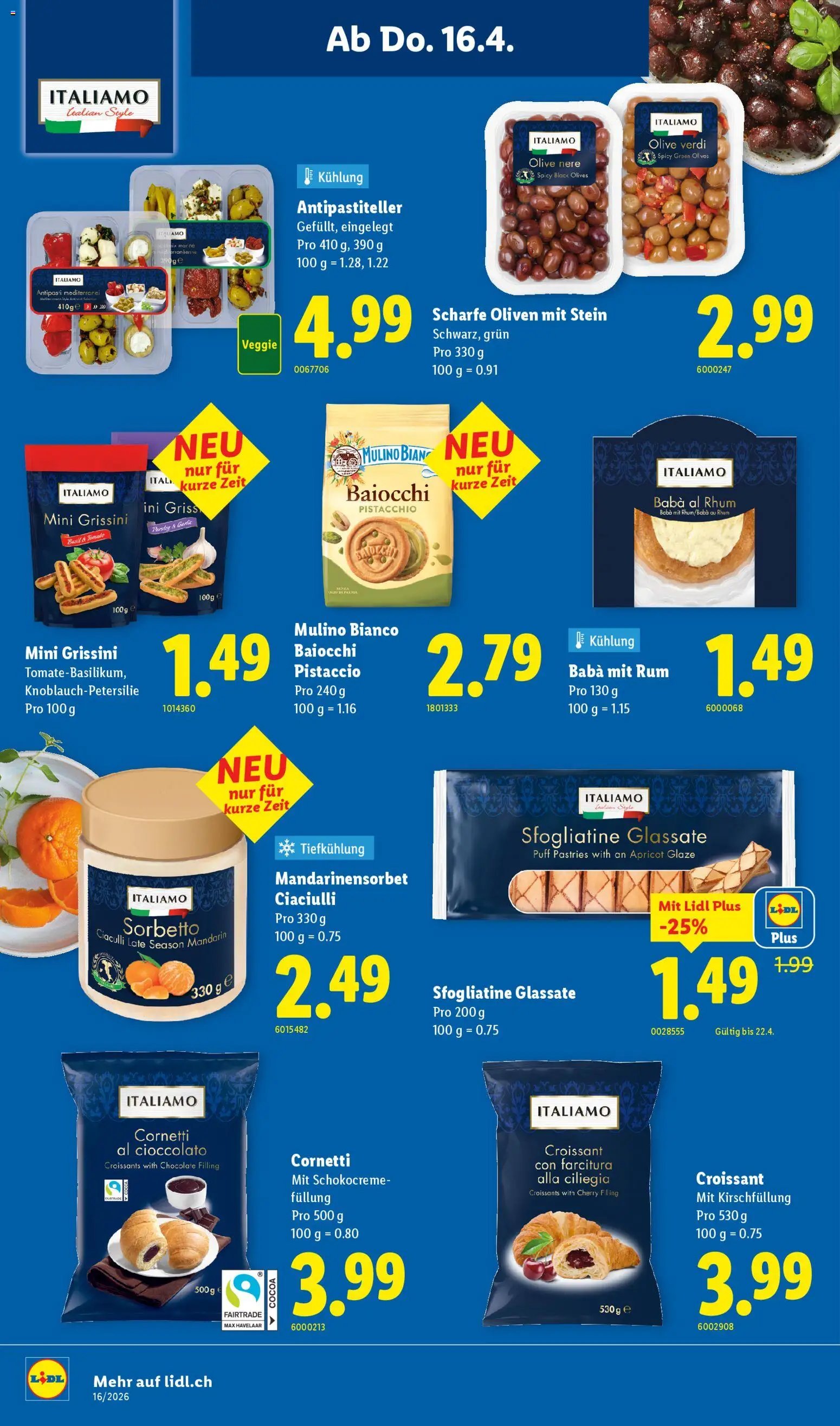 Lidl aktionen (2026-04-16 - 2026-04-22) | 16
