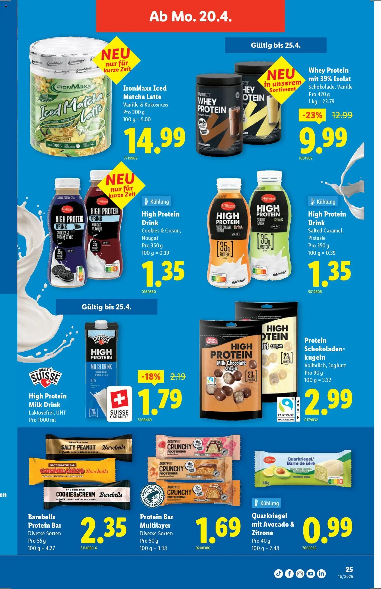 Lidl aktionen (2026-04-16 - 2026-04-22) | 25