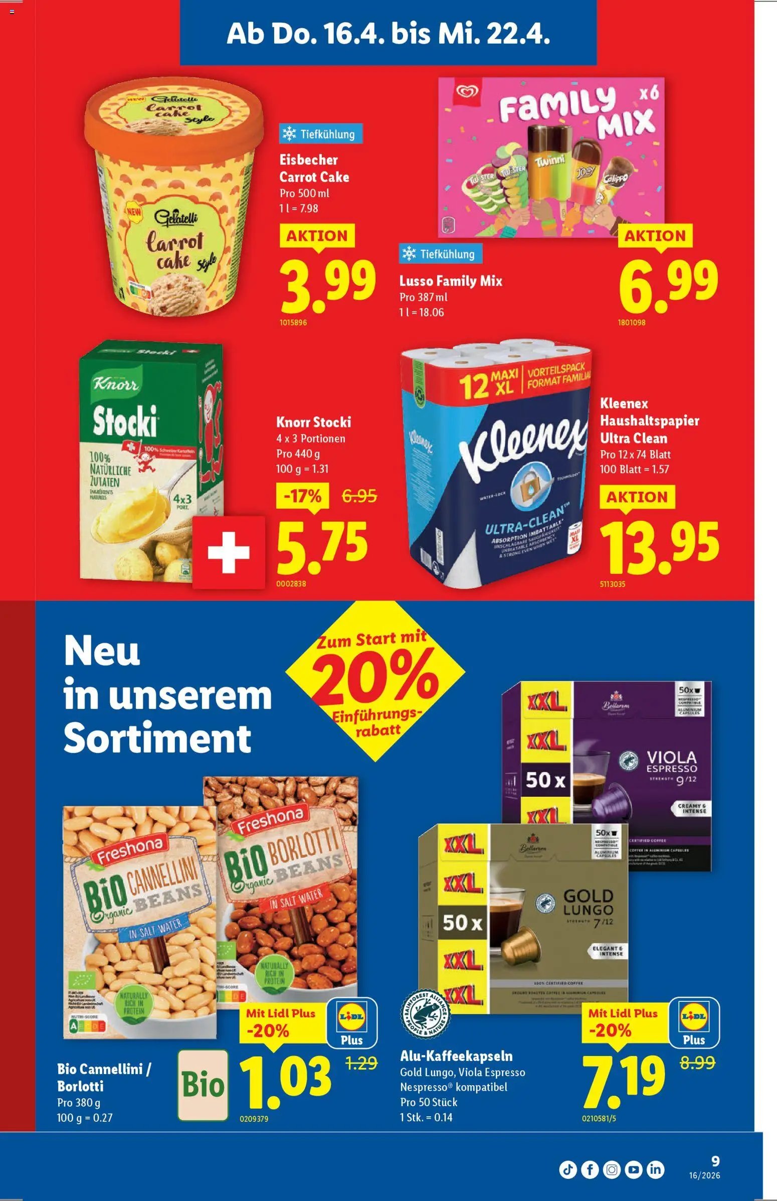 Lidl aktionen (2026-04-16 - 2026-04-22) | 9