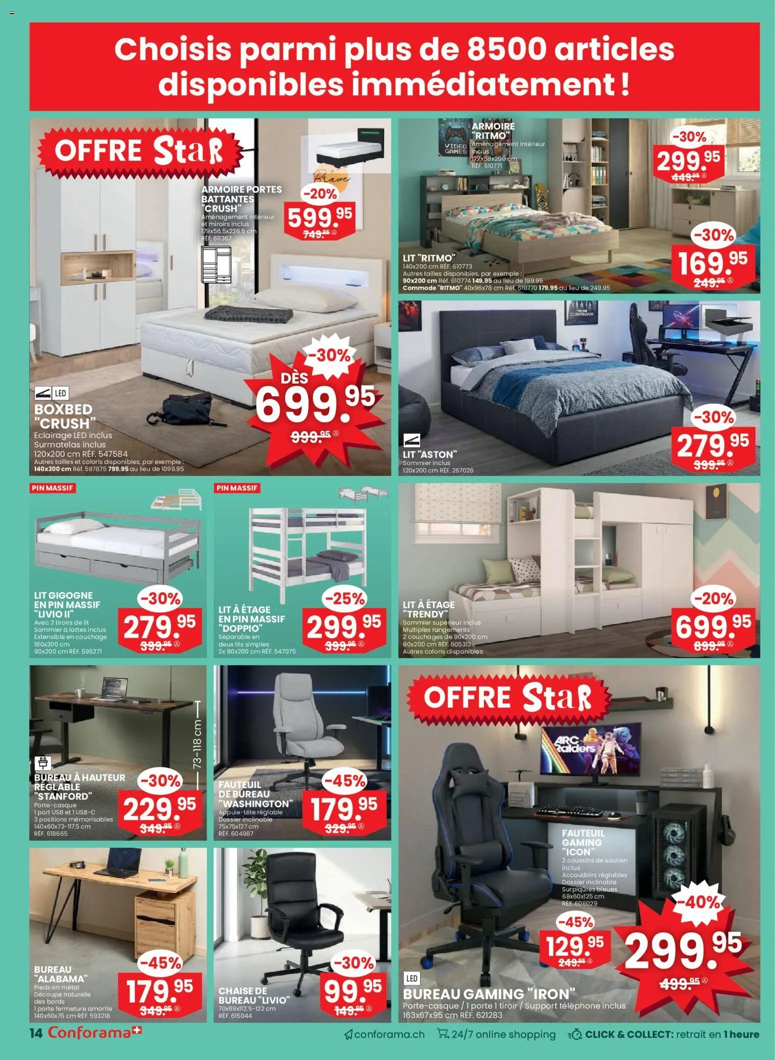Conforama Aktionen Meubles et Matelas (2026-01-28 - 2026-02-10) | 14