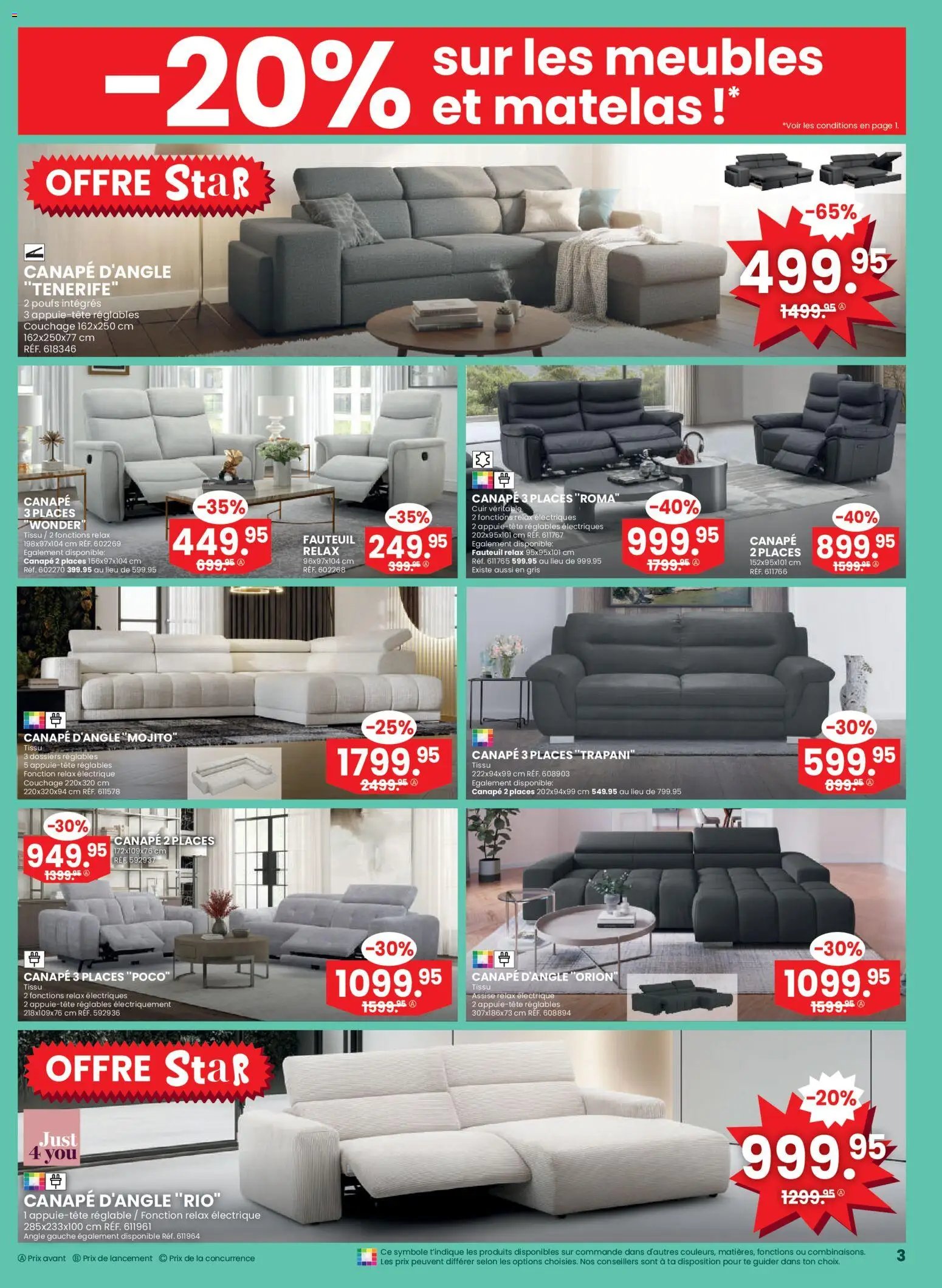 Conforama Aktionen Meubles et Matelas (2026-01-28 - 2026-02-10) | 3