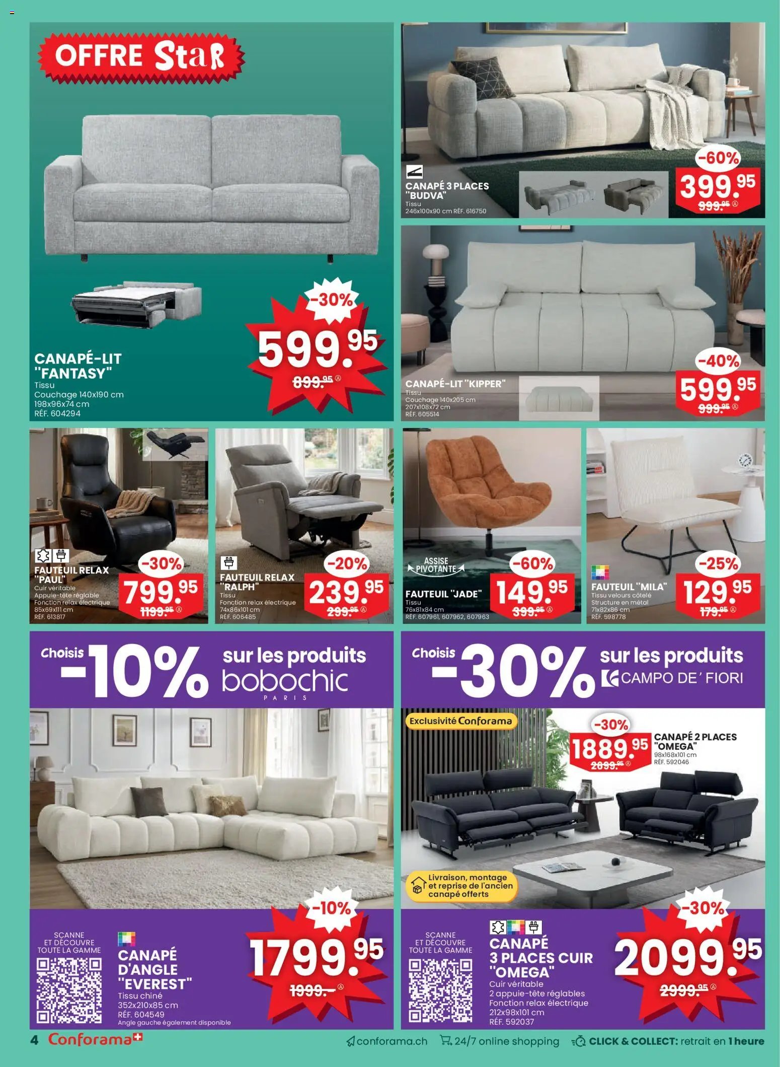 Conforama Aktionen Meubles et Matelas (2026-01-28 - 2026-02-10) | 4