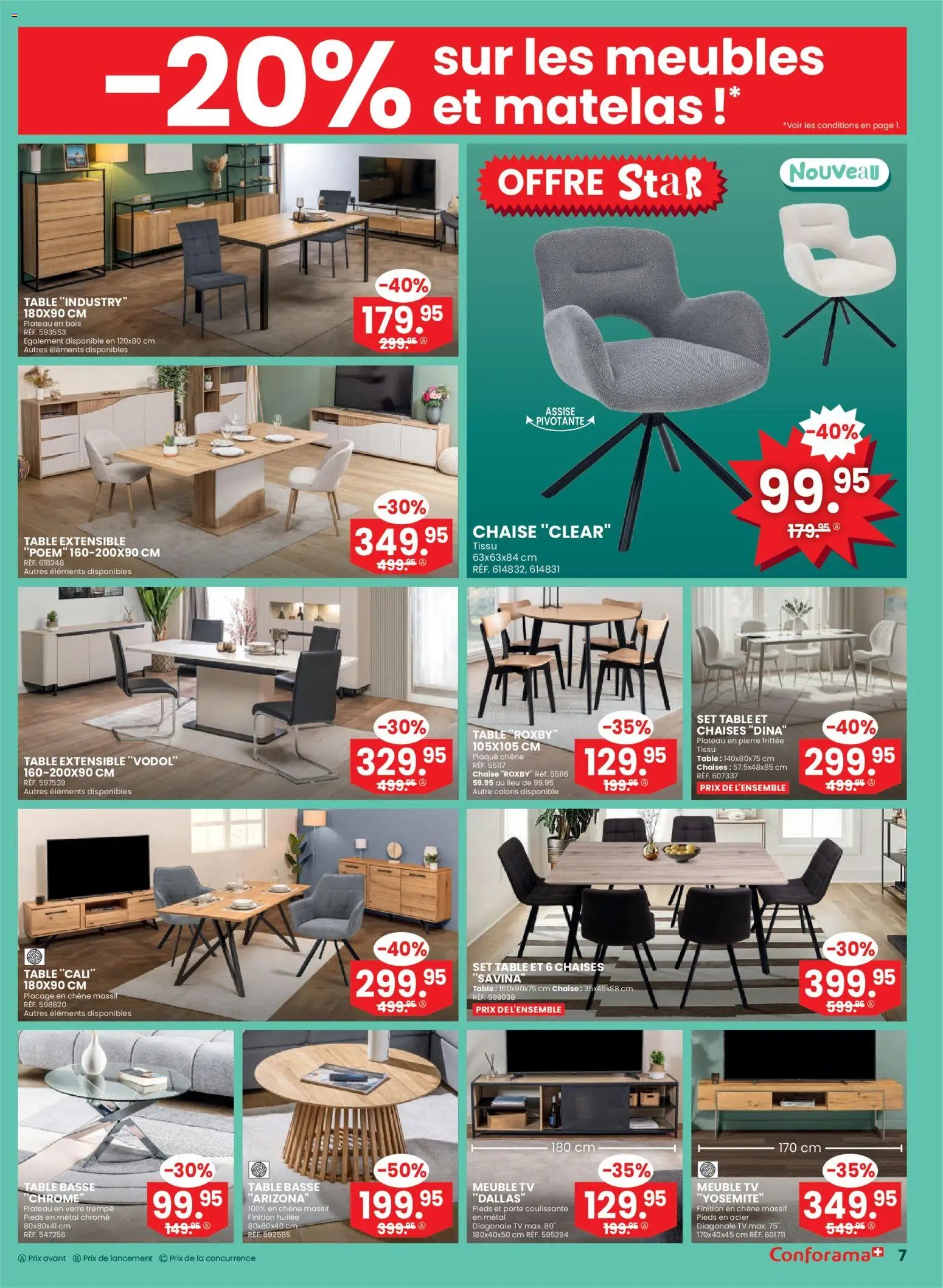 Conforama Aktionen Meubles et Matelas (2026-01-28 - 2026-02-10) | 7