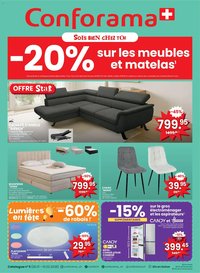 Conforama Aktionen Meubles et Matelas (2026-01-28 - 2026-02-10)