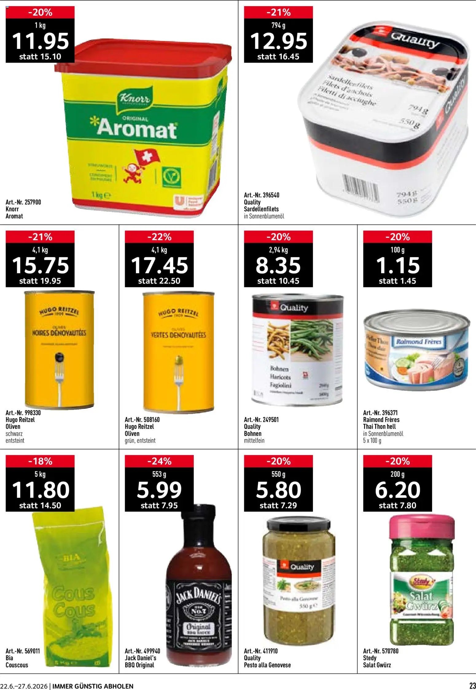 Prodega aktionen