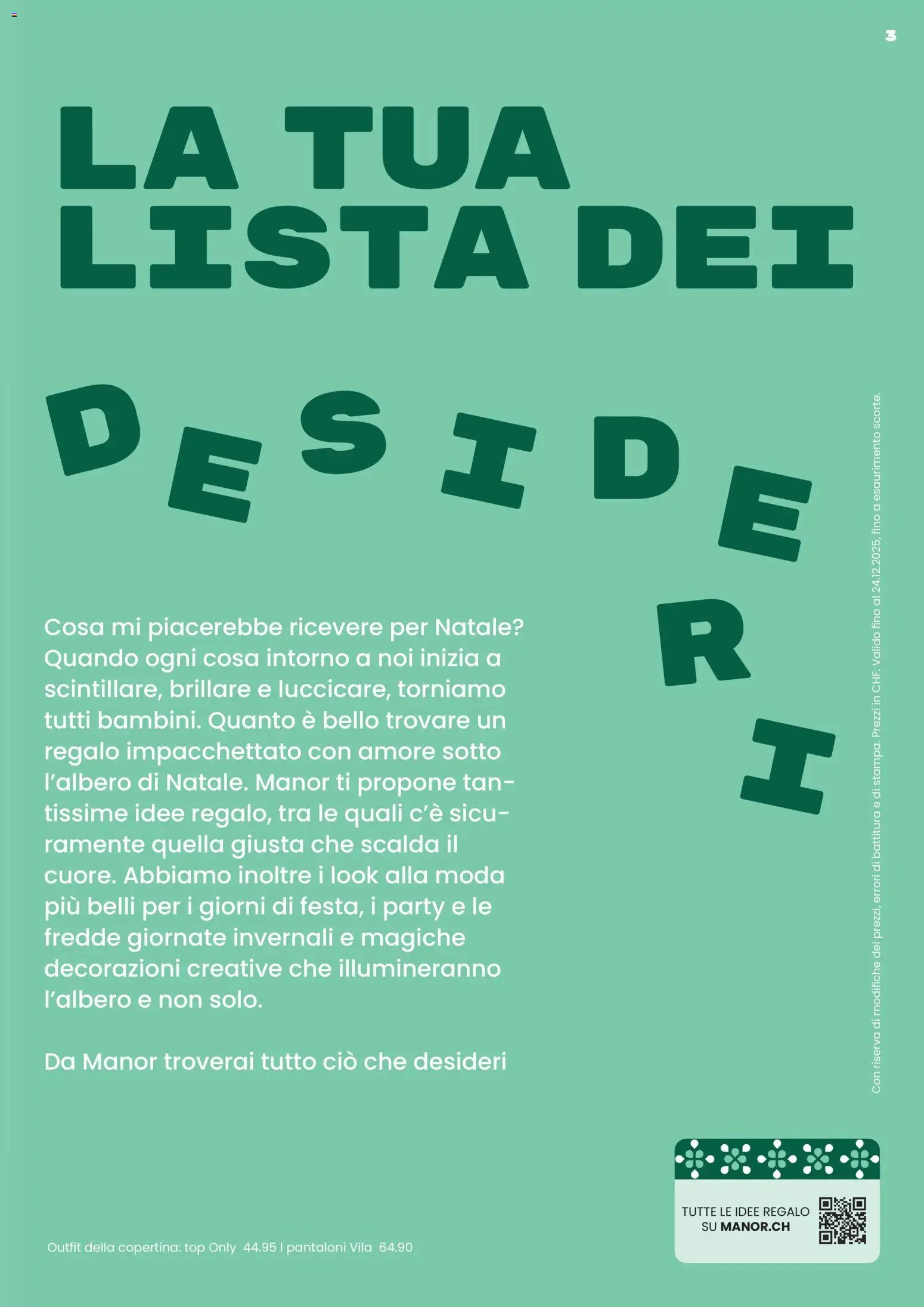 Manor Aktionen Il Natale dei Grandi Bambini (2025-11-06 - 2025-12-24)