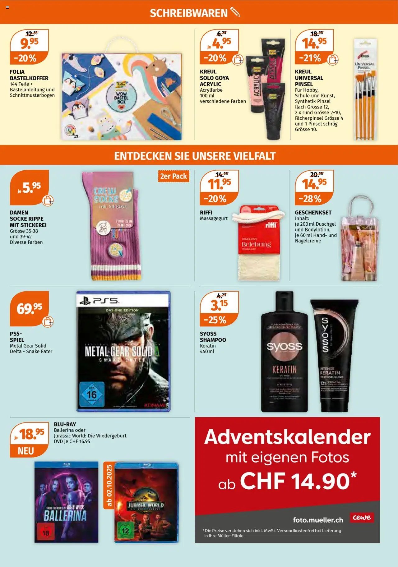 Müller Aktionen (2025-10-02 - 2025-10-08)