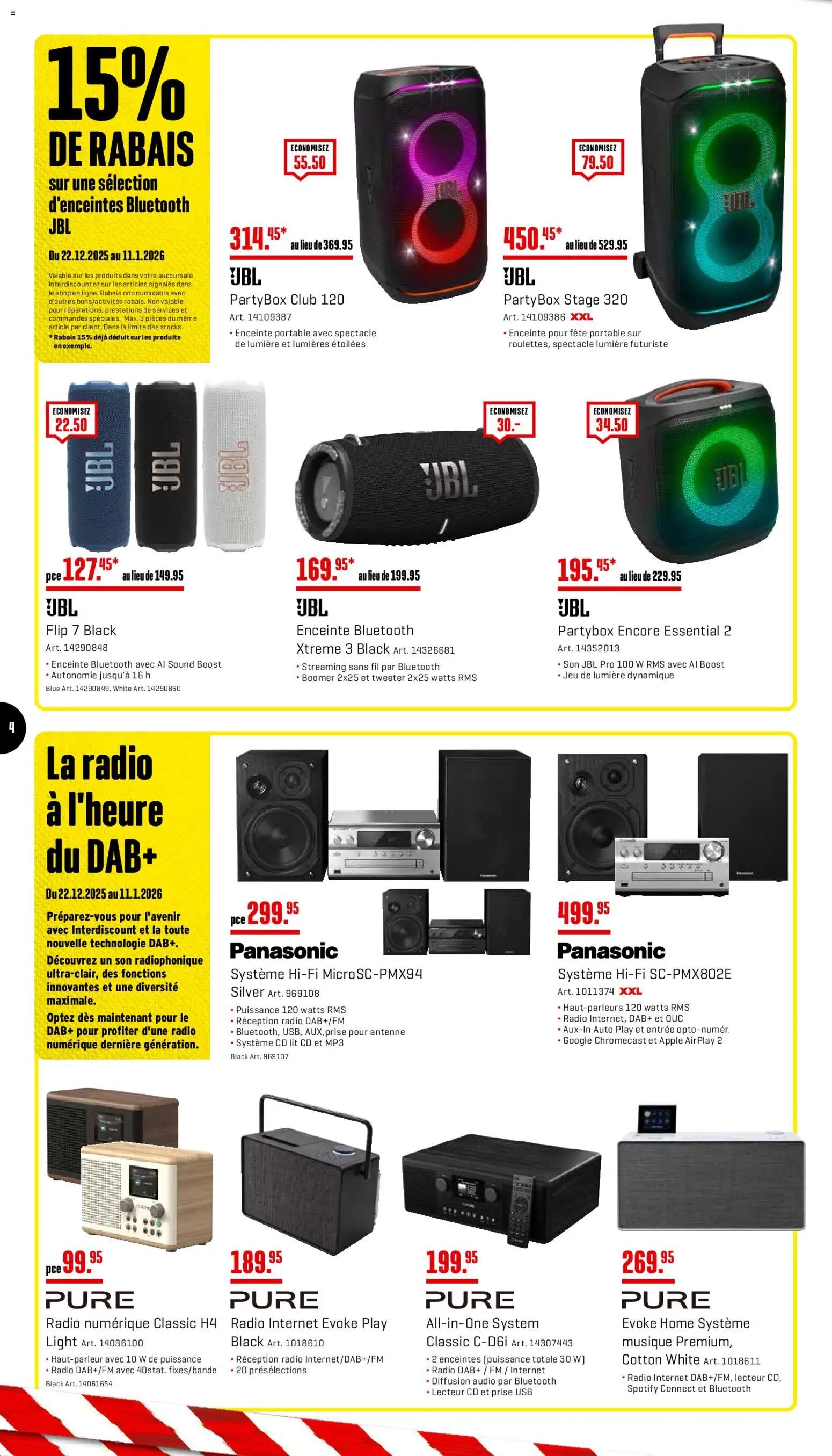 Interdiscount Aktionen FR (2025-12-22 - 2026-01-11)