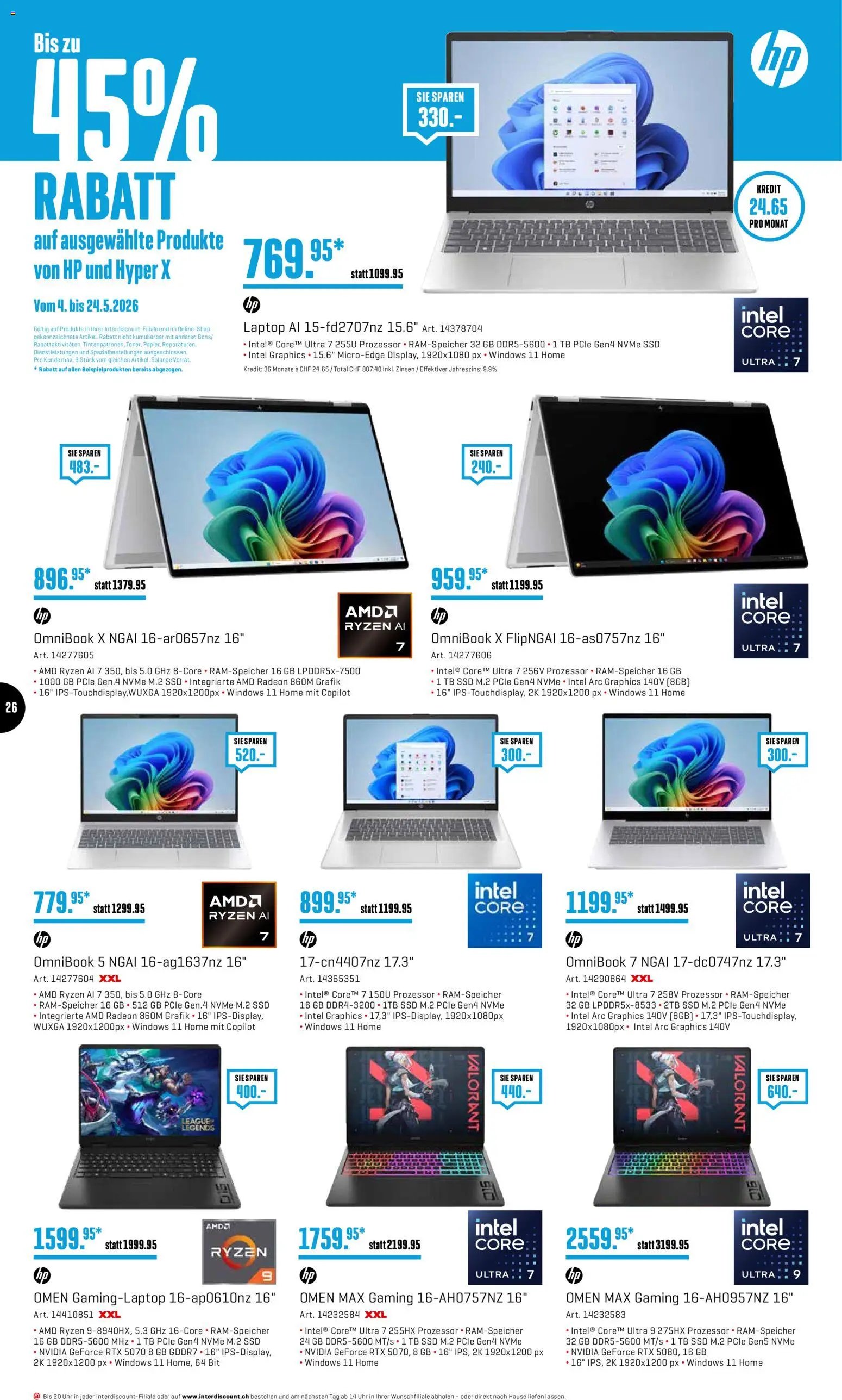 Interdiscount aktionen Wochen Knaller (2026-05-11 - 2026-05-24)