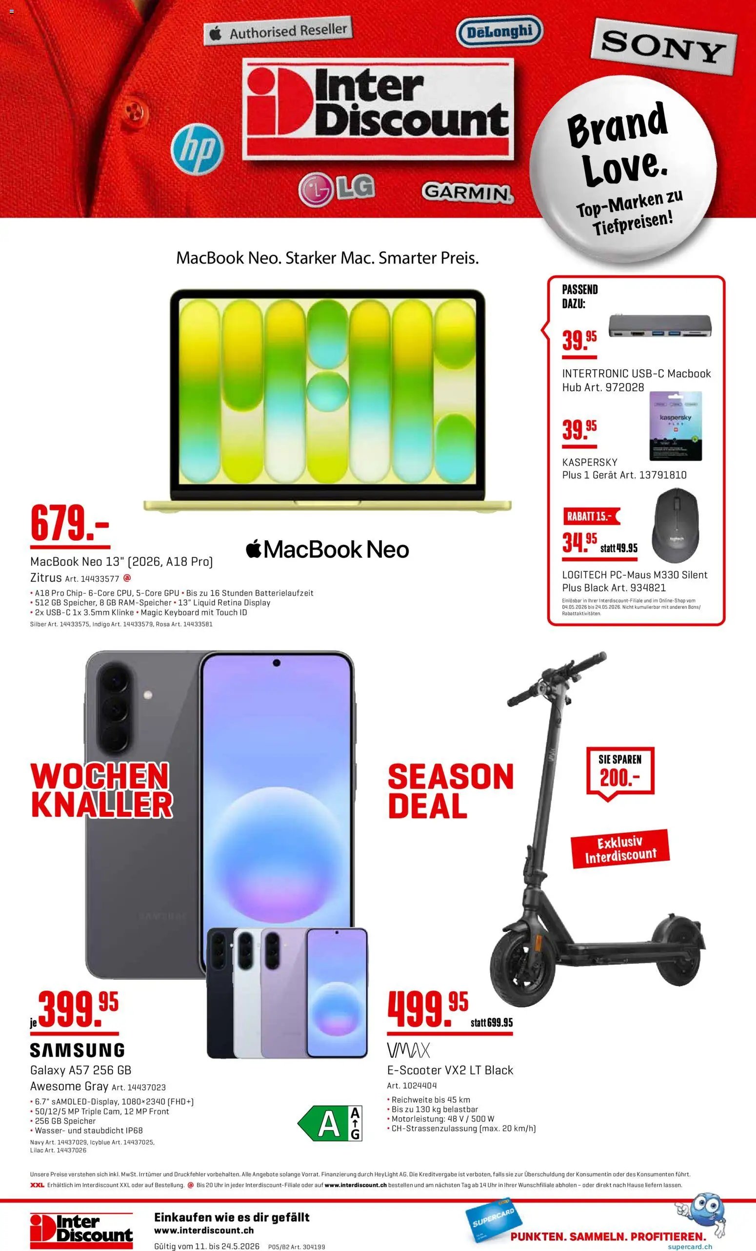 Interdiscount aktionen Wochen Knaller (2026-05-11 - 2026-05-24)