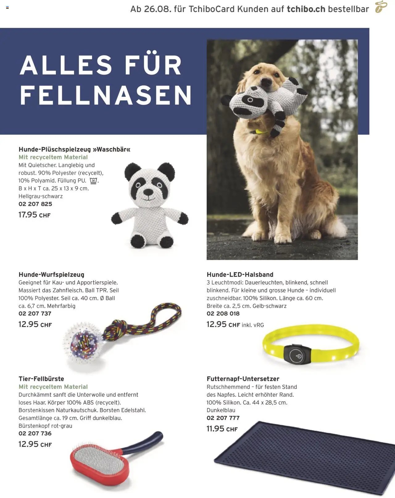 Tchibo Aktionen (2025-09-01 - 2025-09-30)