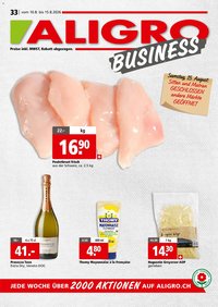 Aligro aktionen Business Chavannes, Matran, Genf, Sitten