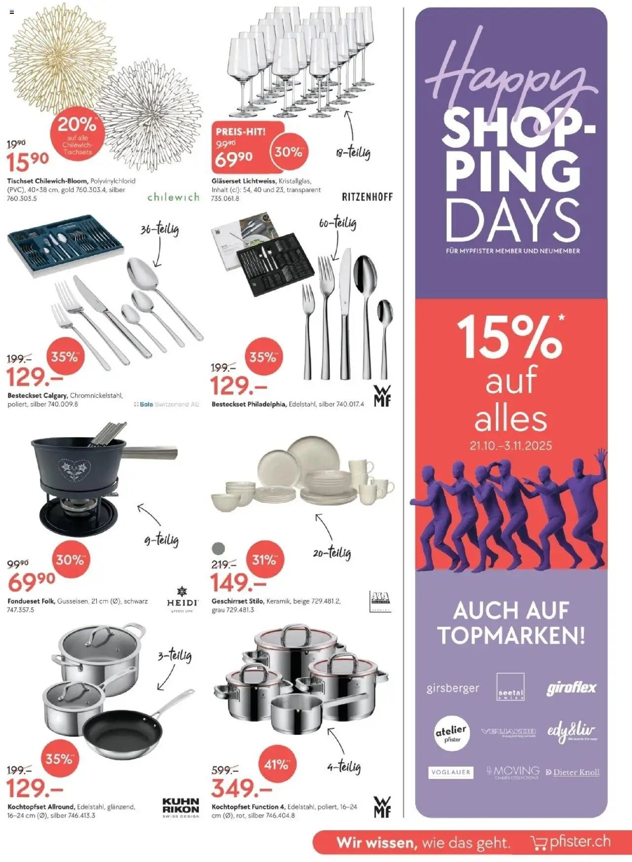 Pfister Aktionen (2025-10-21 - 2025-11-03) | 7