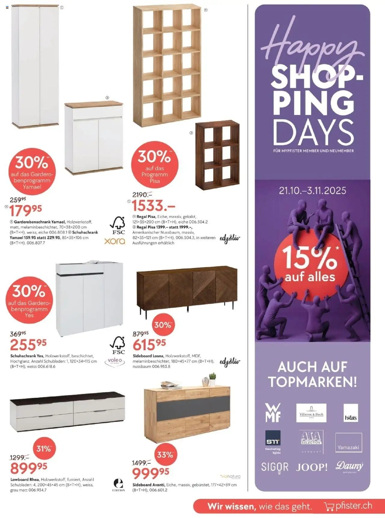 Pfister Aktionen (2025-10-21 - 2025-11-03) | 9