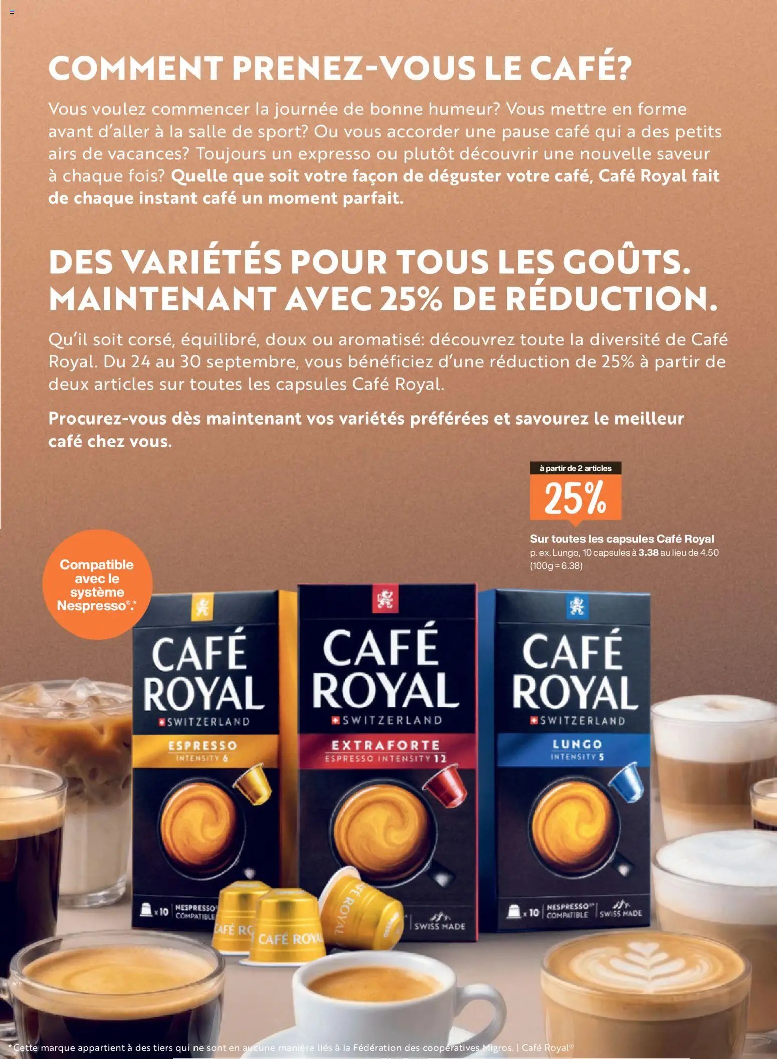 Migros aktionen Magazin FR