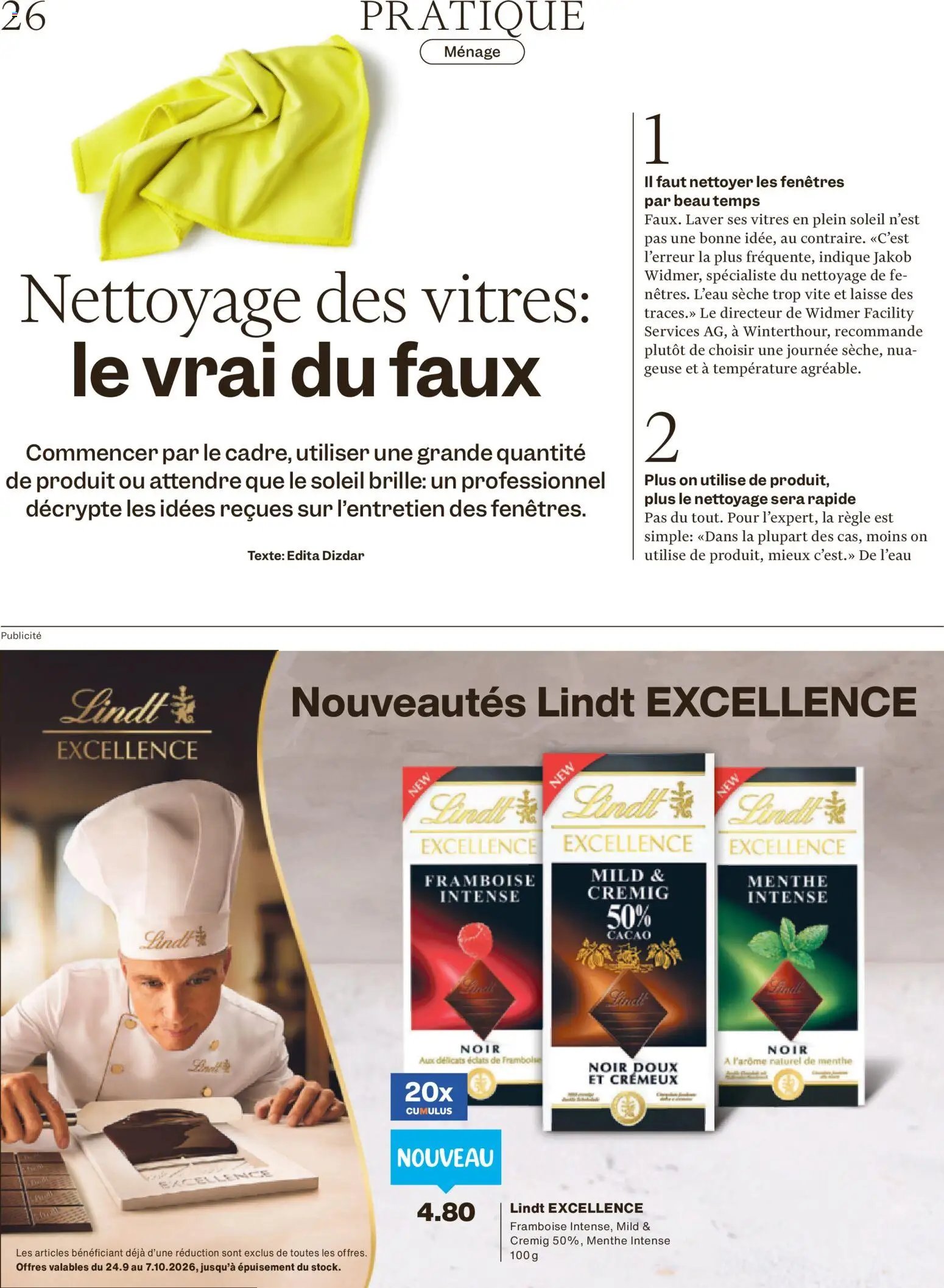 Migros aktionen Magazin FR