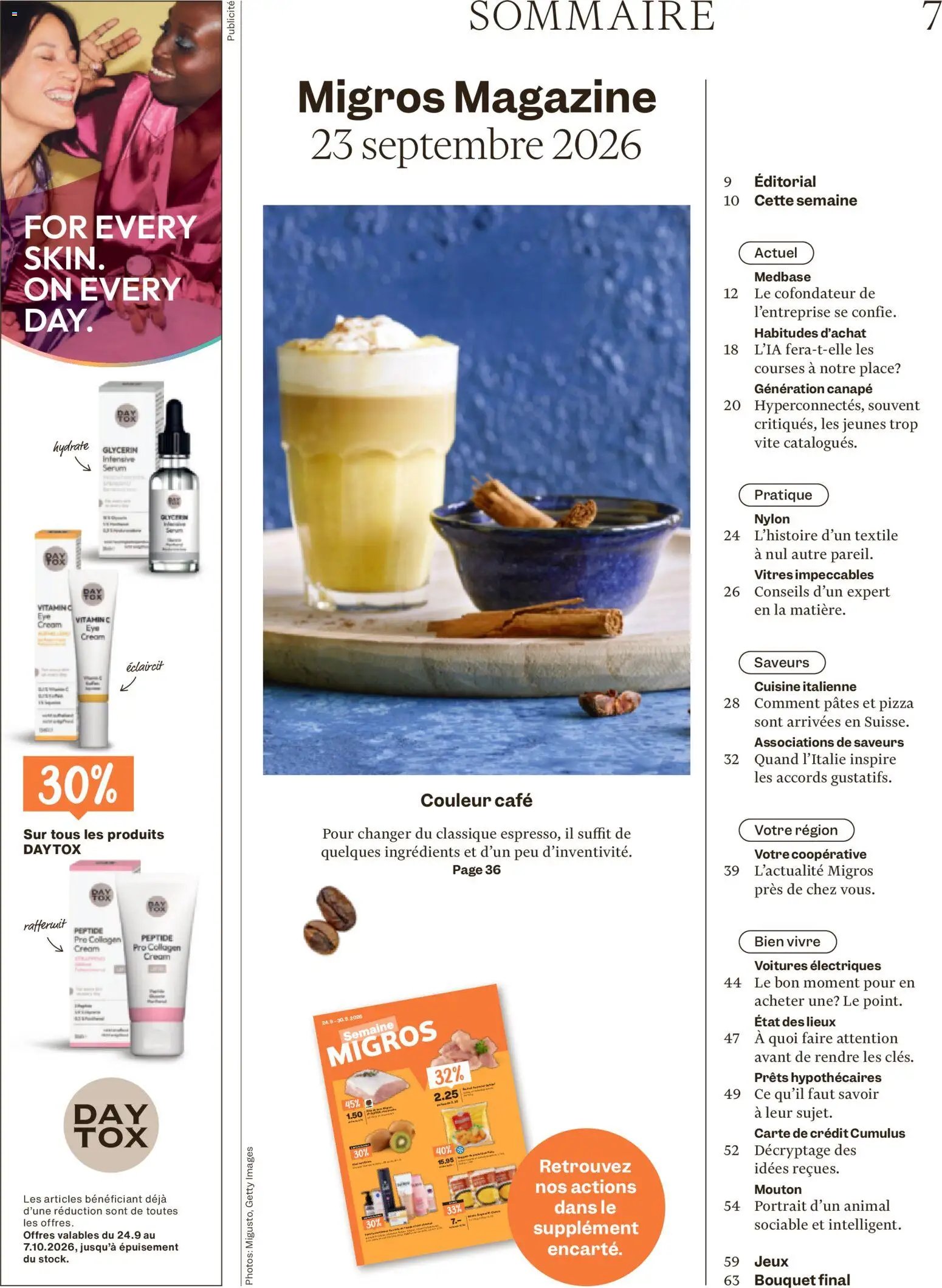 Migros aktionen Magazin FR