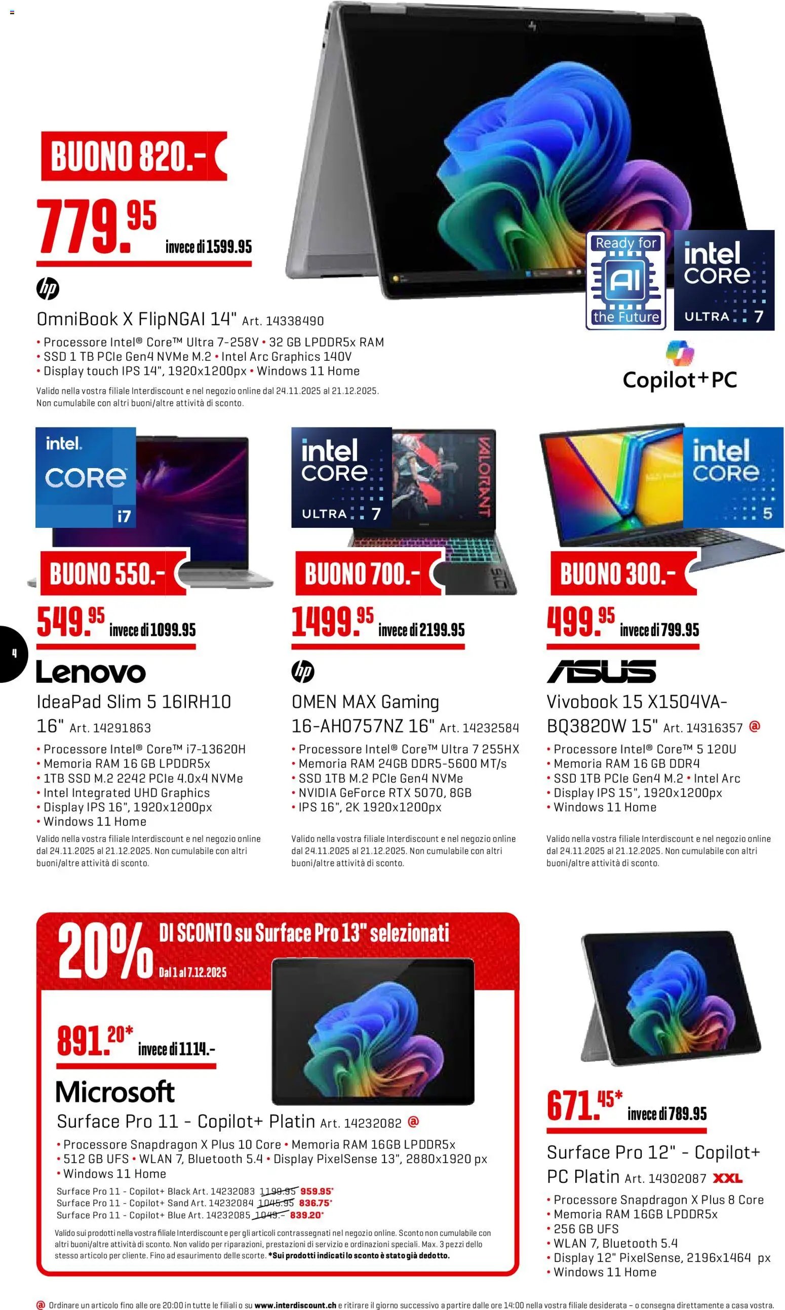 Interdiscount Aktionen IT (2025-12-01 - 2025-12-07) | 4