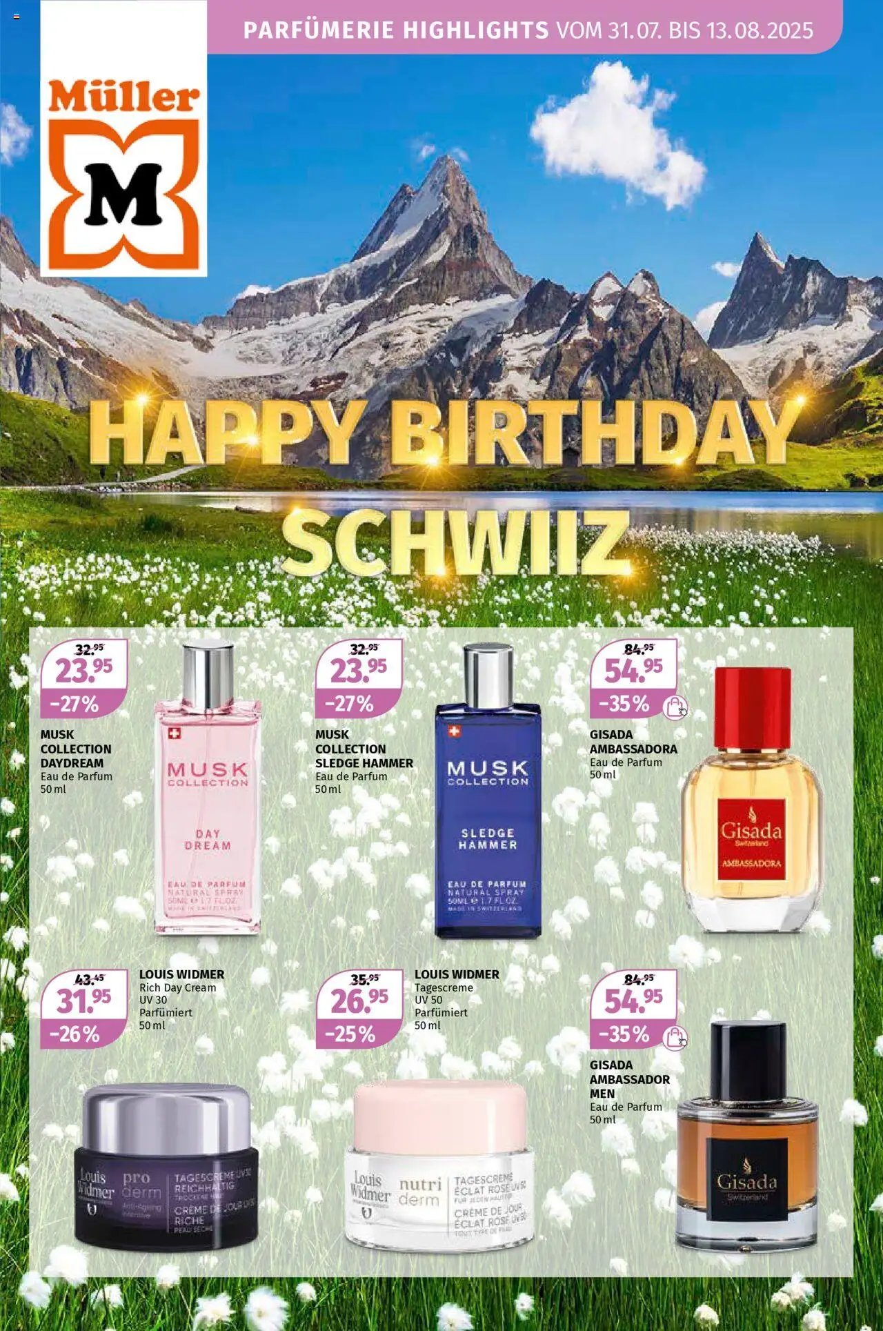 Müller Aktionen Happy Birthday (2025-07-31 - 2025-08-13) | 1