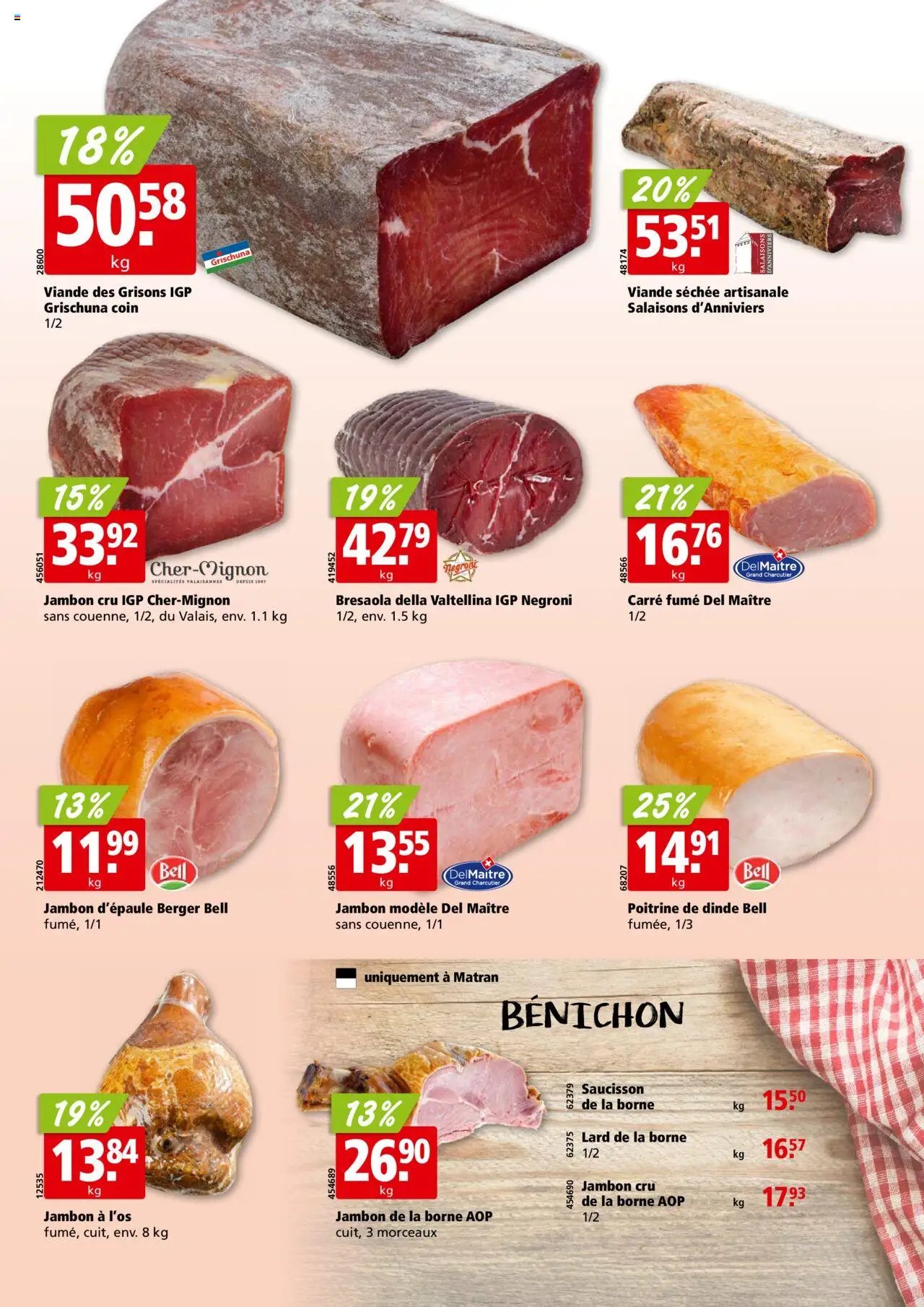 Aligro Aktionen Chavannes, Matran, Genève, Sion (2025-10-06 - 2025-10-11)