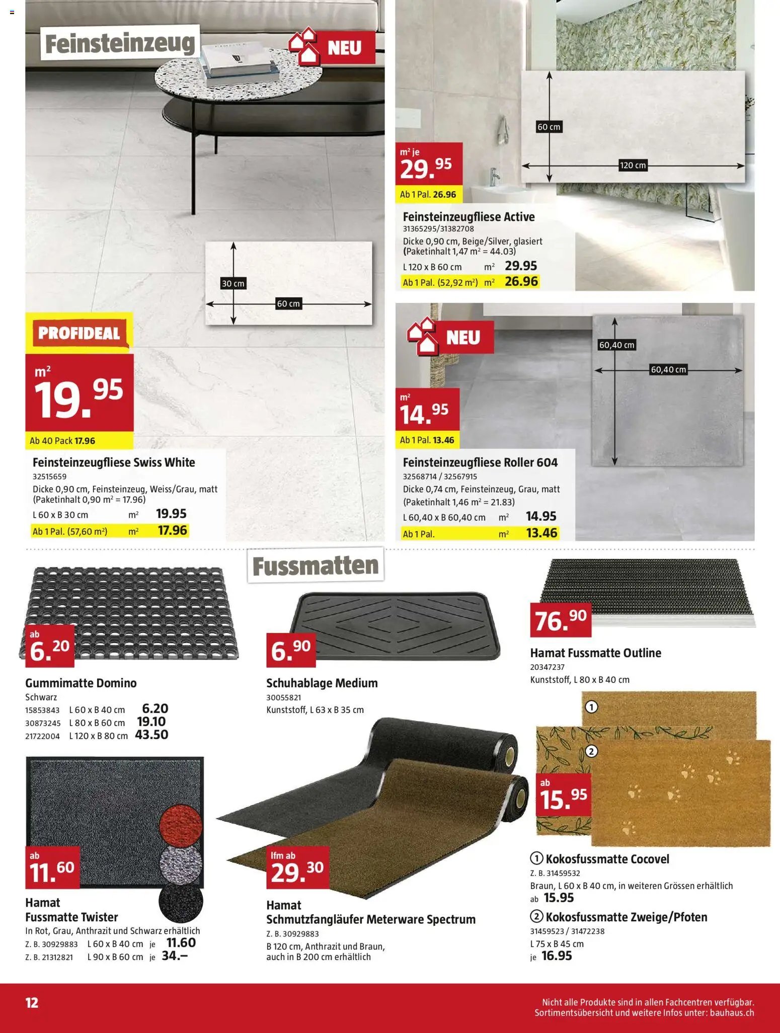 Bauhaus Aktionen (2025-10-27 - 2025-11-30)