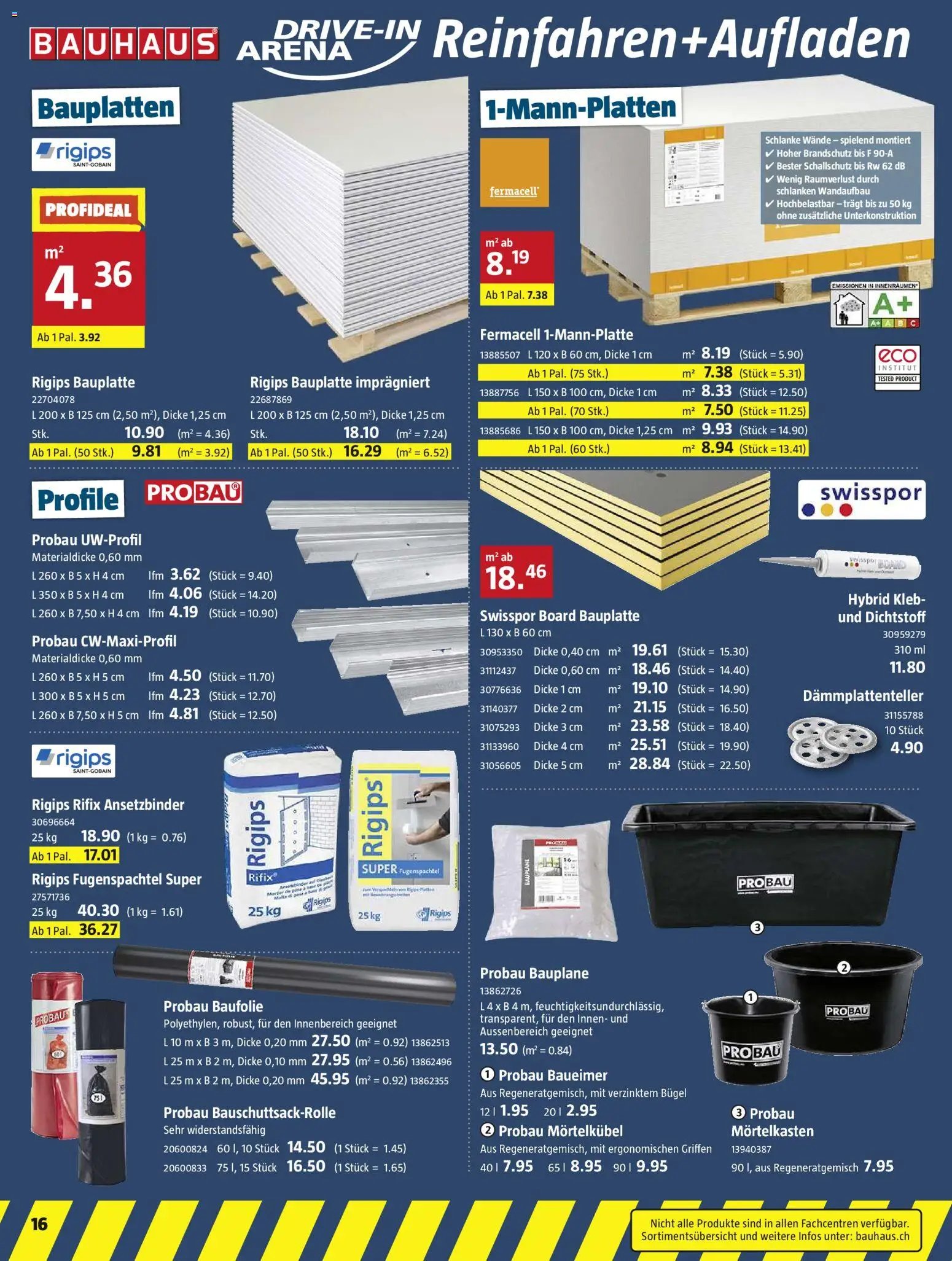 Bauhaus Aktionen (2025-10-27 - 2025-11-30)