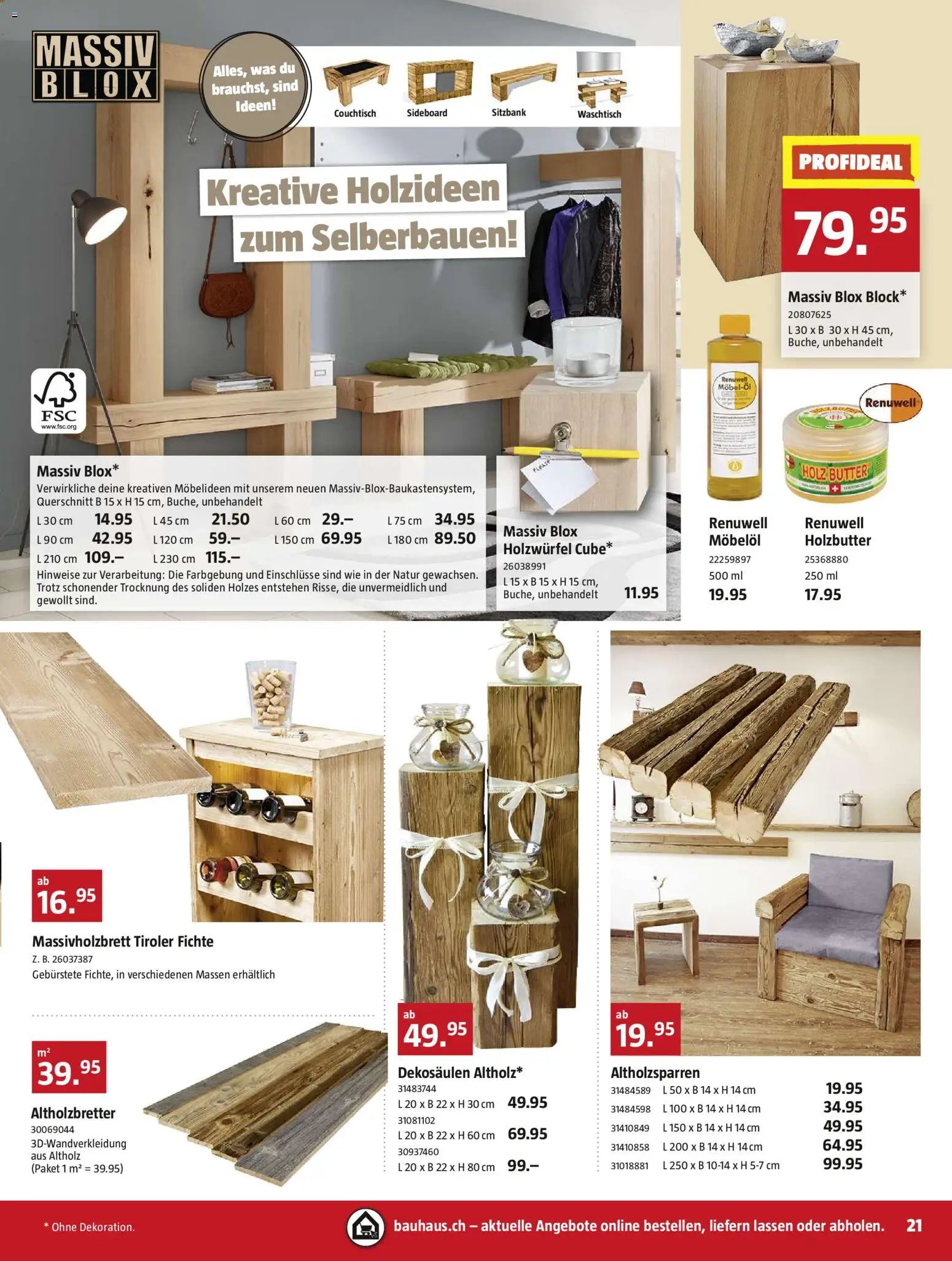 Bauhaus Aktionen (2025-10-27 - 2025-11-30)