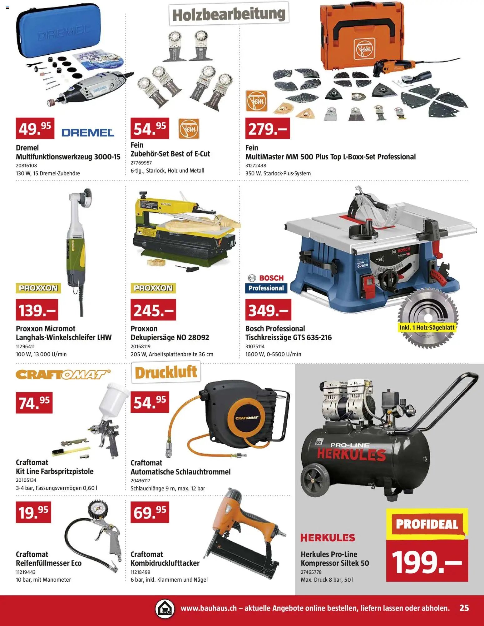 Bauhaus Aktionen (2025-10-27 - 2025-11-30)